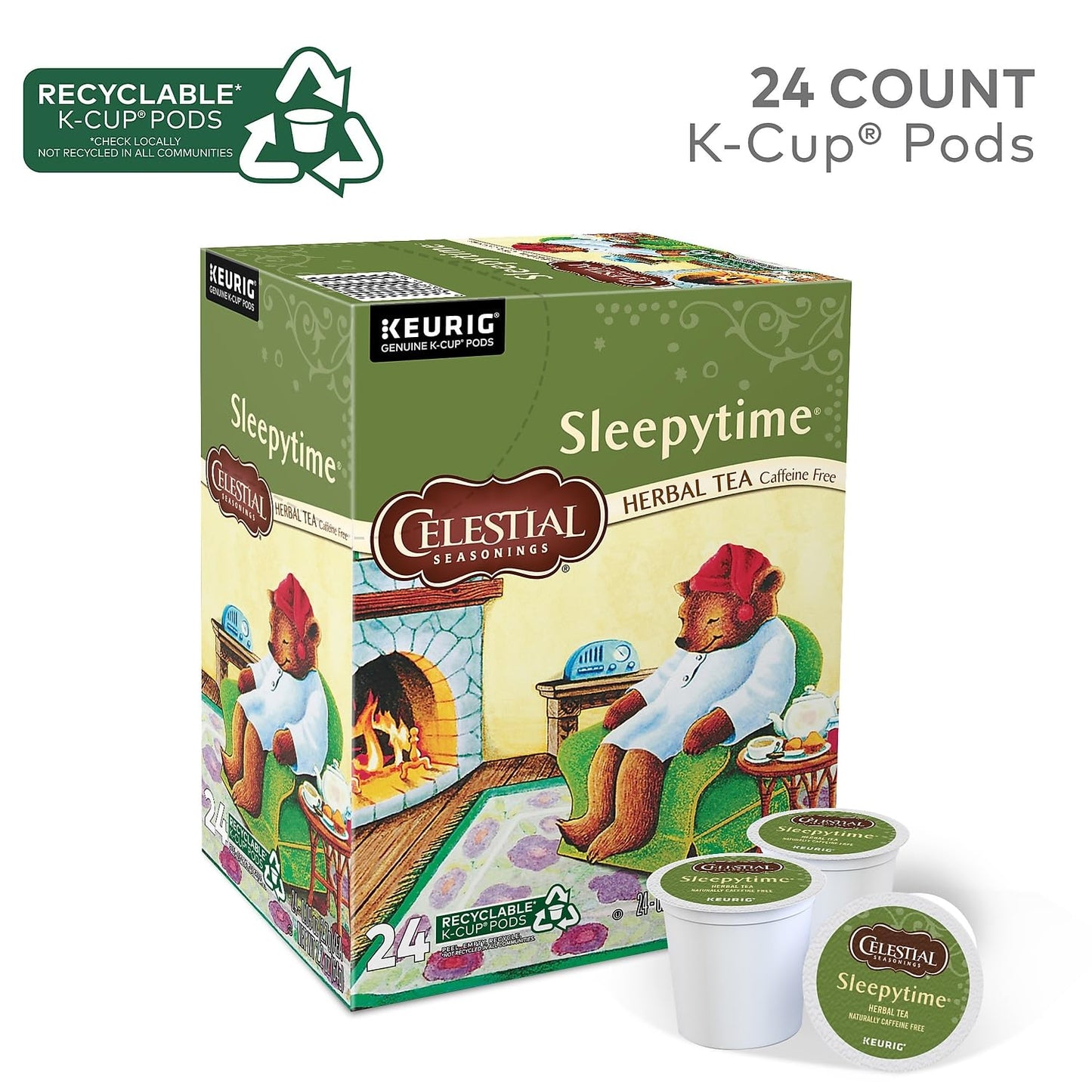 Celestial Seasonings English Breakfast Black Tea, Single-Serve Keurig K-Cup Pods, 96 Count