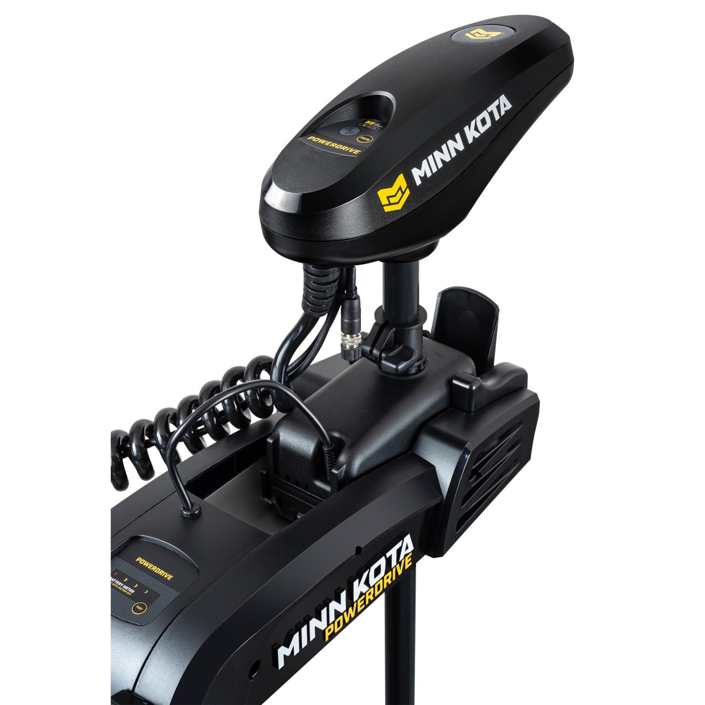 Minn Kota PowerDrive Bow-Mount Electric Trolling Motor with GPS, Dual Spectrum Chirp Sonar – 55 Lb. Thrust, 54 in. Shaft, Freshwater