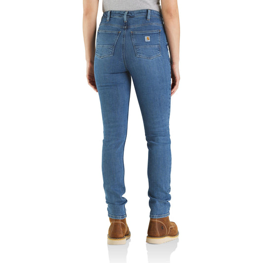 Carhartt Women's Rugged Flex Slim Fit Tapered High Rise Jean