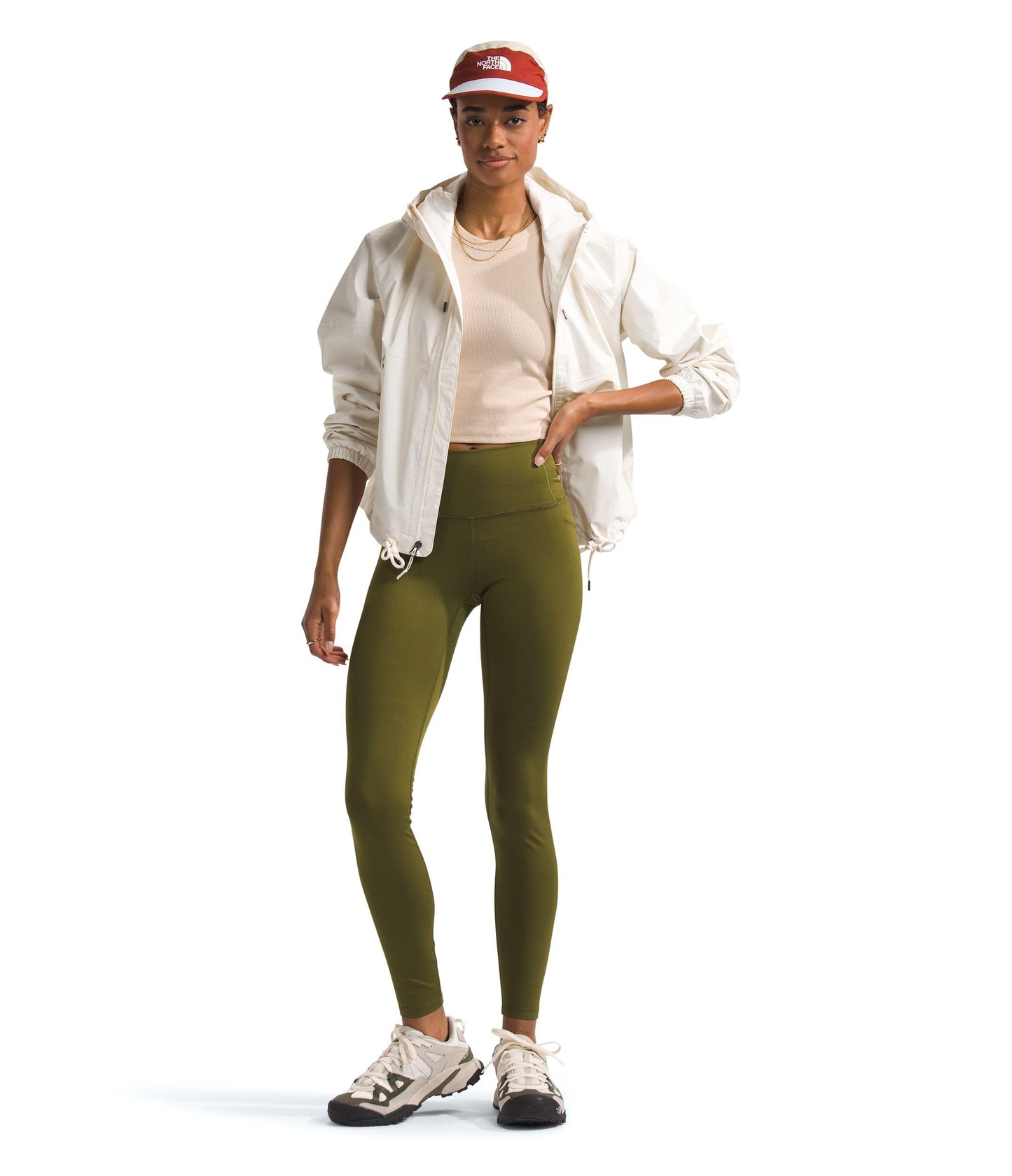 THE NORTH FACE Women's Antora Rain Hoodie (Standard & Plus Size) | Wind & Waterproof With Adjustable Hood & Drawcord Hem