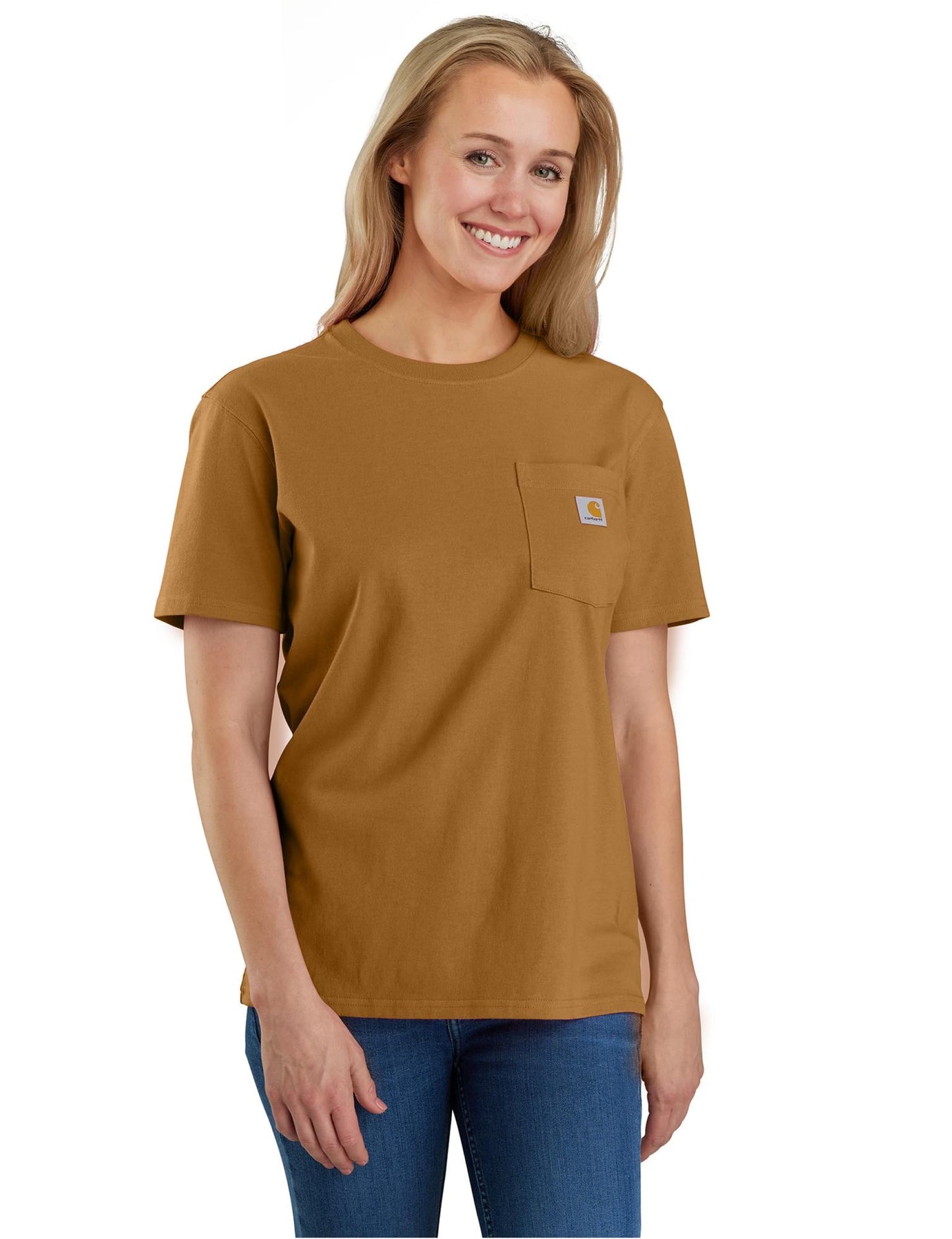 Carhartt Women's Loose Fit Heavyweight Short-Sleeve Pocket T-Shirt
