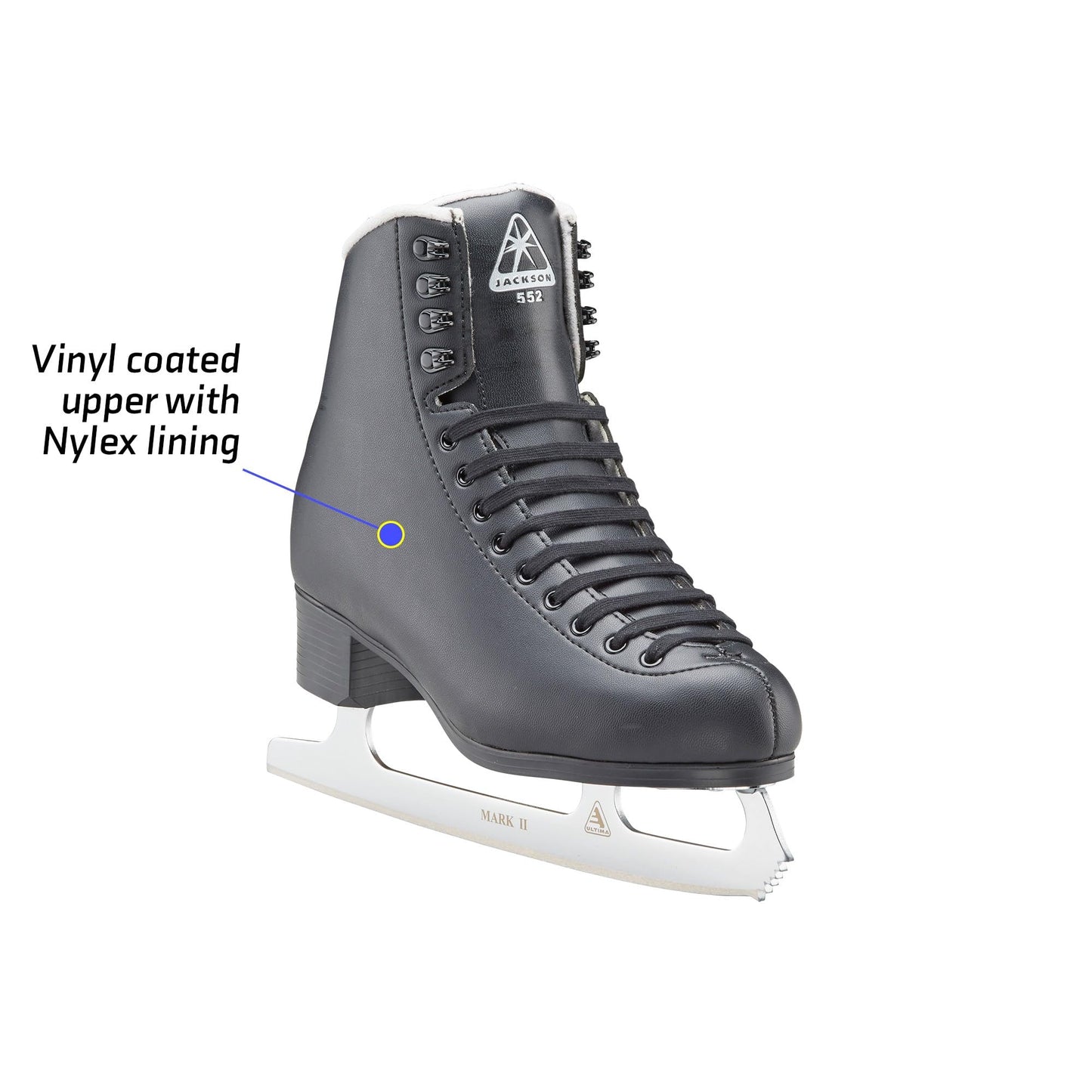 Jackson Classic 552 Mens/Boys Figure Ice Skates - Mens Size 8, Medium Width
