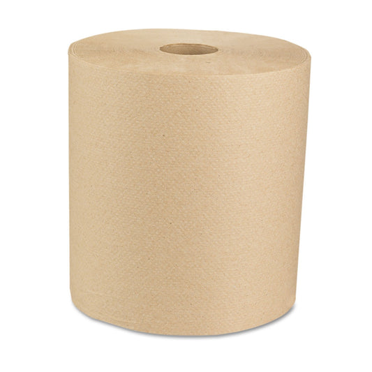 Boardwalk 17GREEN Boardwalk Green Universal Roll Towels, Natural White, 8"x800ft (Case of 6 Rolls)