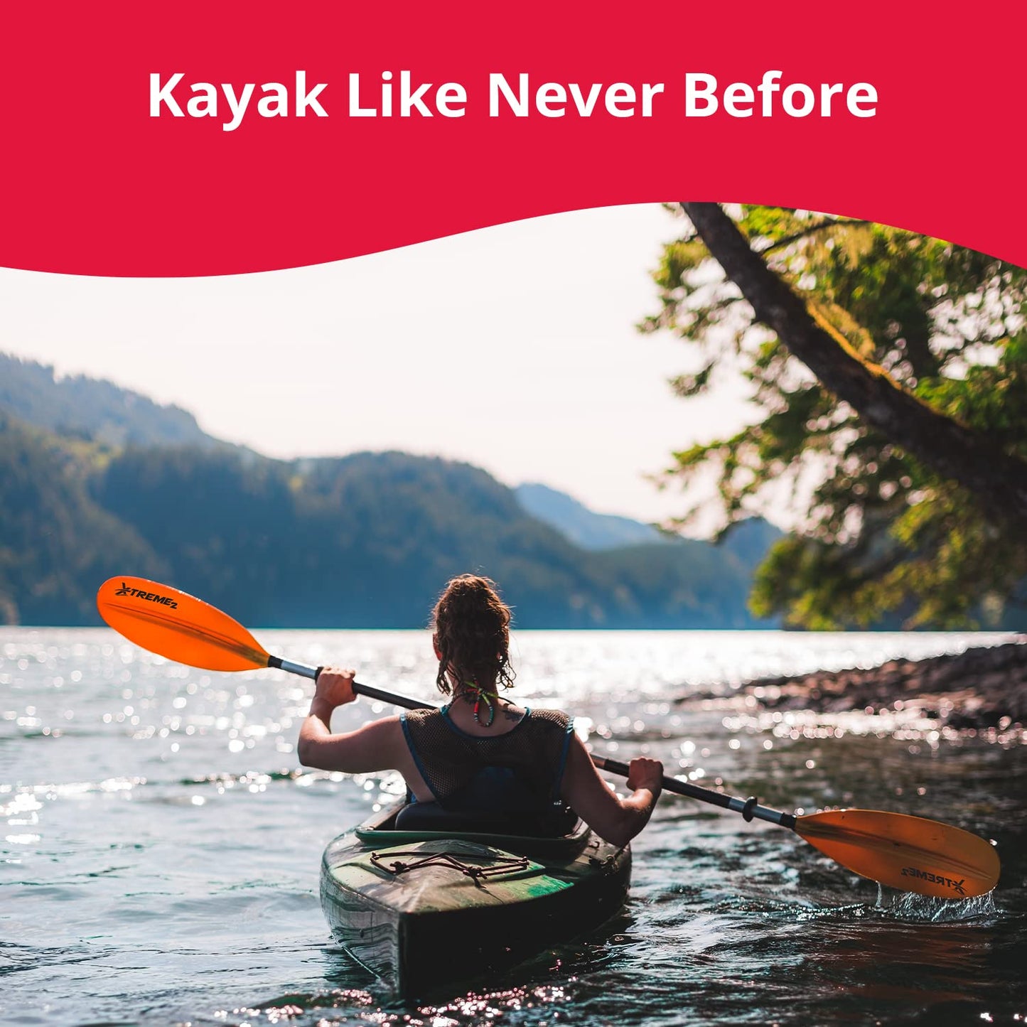 Perception Rambler | Sit on Top Tandem Kayak | Recreational Kayak for Two | Storage with Tie Downs