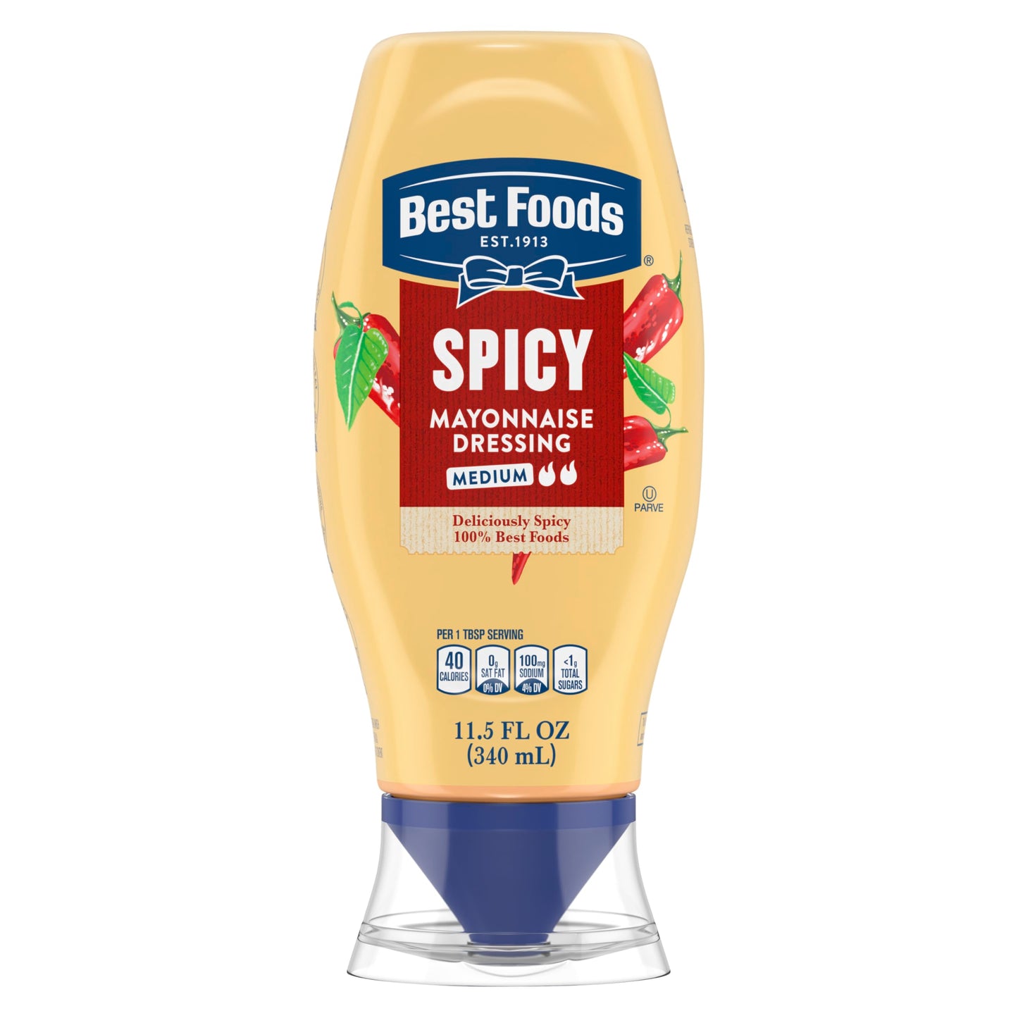 Best Foods Real Mayonnaise Squeeze Bottle For a Creamy Sandwich Spread or Condiment Made With Cage-Free Eggs 20 oz
