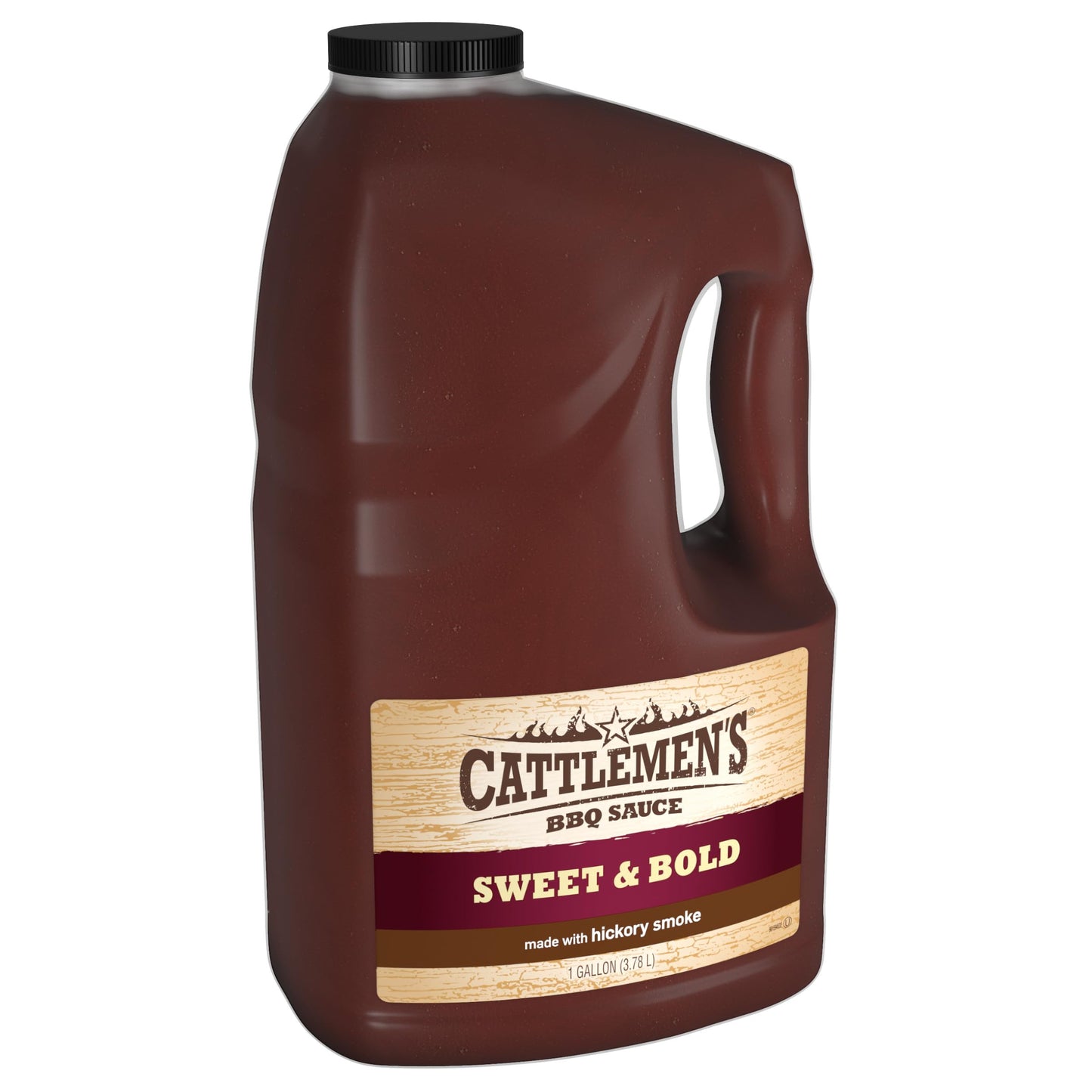 Cattlemen's Mississippi Honey BBQ Sauce, 1 gal - One Gallon Bulk Container of Mississippi Honey Barbecue Sauce Blend of Honey, Vinegar, Hickory and More for Dipping and Barbecue Recipes