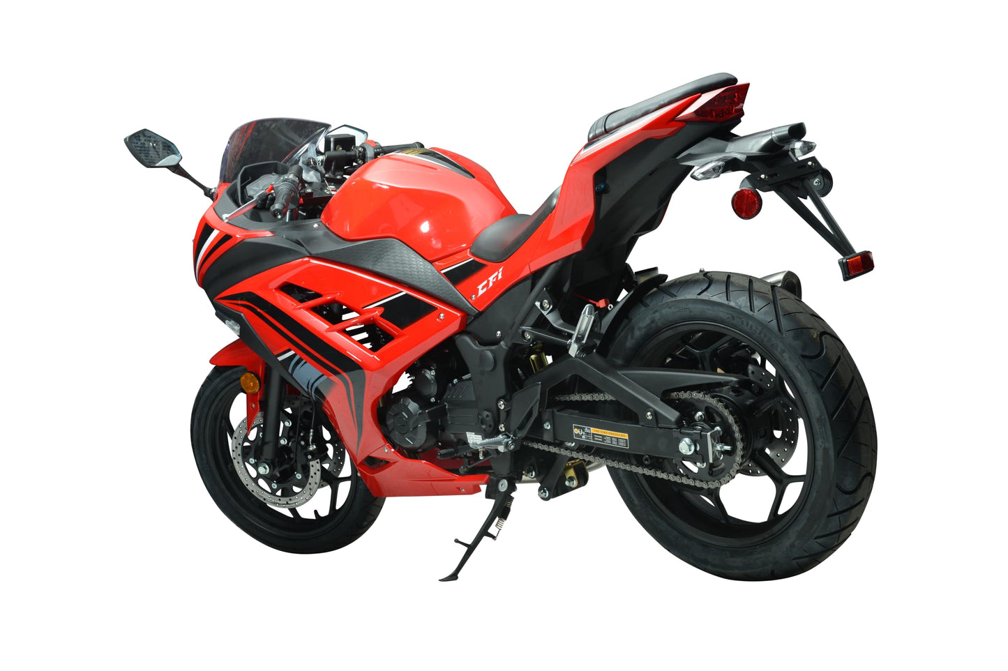 HHH GTX 250 Motorcycle EFI Fuel Injection Manual 6 Speed 250cc Motorcycle Street Bike for adult (Black)