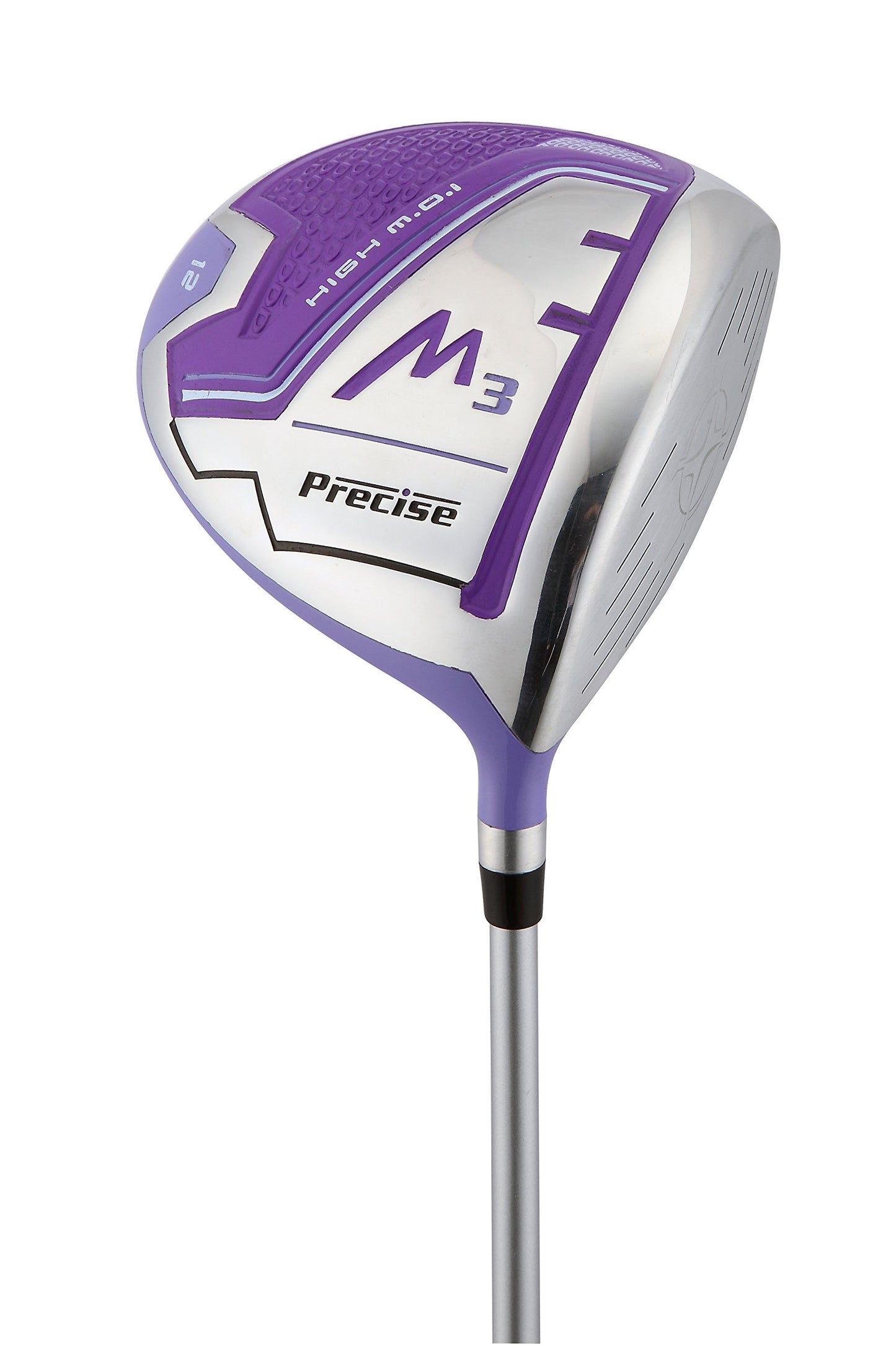 Precise M3 Complete Womens Golf Clubs Set, Includes Driver, Fairway, Hybrid, 7-PW Irons, Wedge, Putter, Stand Bag, 3 H/C's Purple, Golf Clubs Women Right Handed, Comes in 3 Sizes