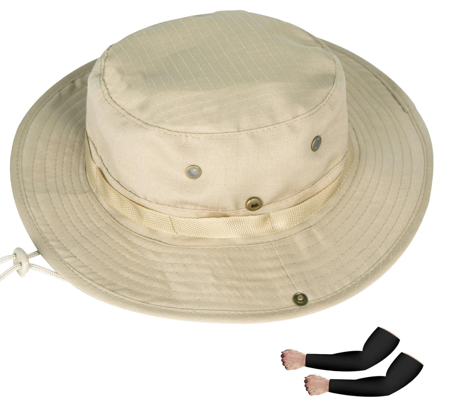 Sun Hats for Men Women Boonie Hat UPF 50+ Bucket Hat Wide Brim UV Protection Fishing Hiking Safari Outdoor Hats
