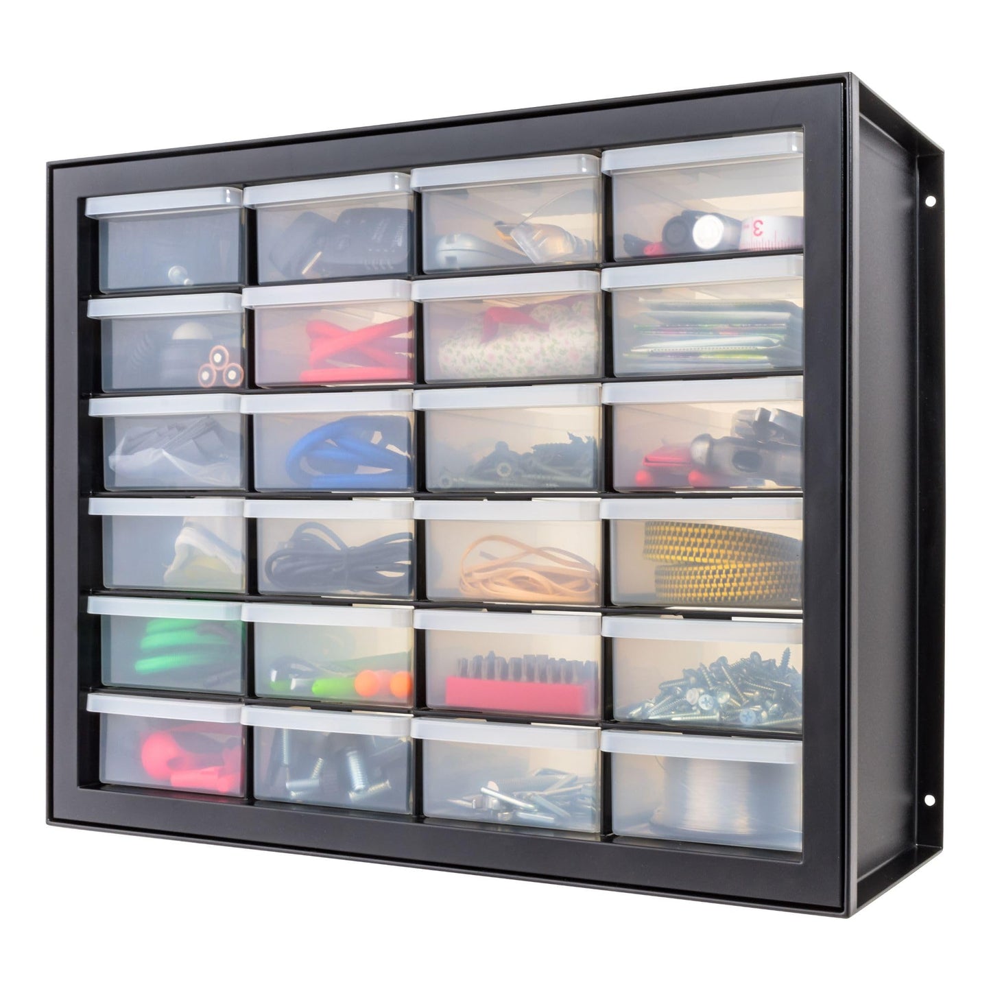 IRIS USA Screw Tool Organizer Small Parts Cabinet Chest, 44-Drawer Hardware Electronics Nuts Bolts Storage Drawers Organization Toolbox Garage Craft Business Teacher Beads Scrapbook Art Hobby - Black