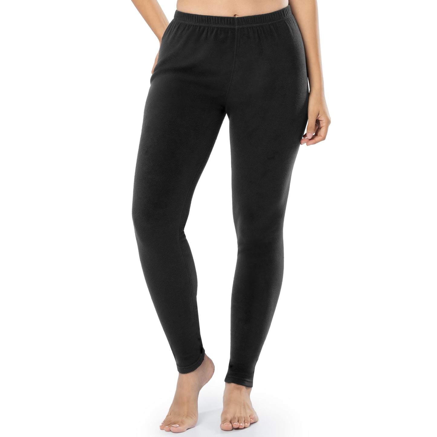 Fruit of the Loom Women's Stretch Fleece Lined Thermal Long Johns Underwear Set