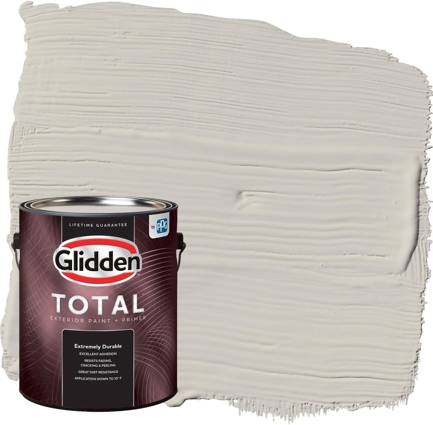 Glidden Exterior Paint + Primer: Black/Black Magic, One Coat, Satin, 1-Gallon