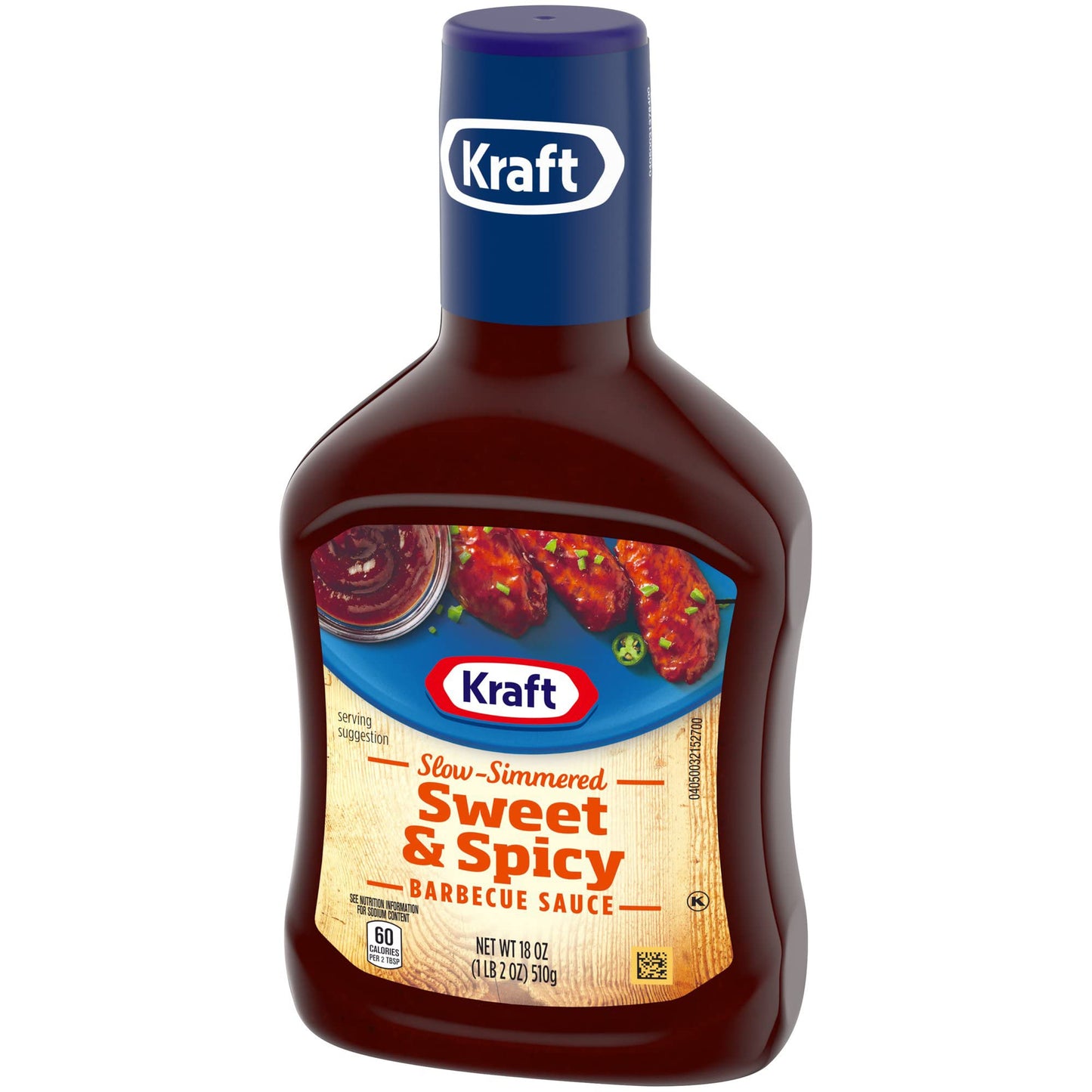 Kraft Sweet & Spicy Slow-Simmered BBQ Barbecue Sauce (18 oz Bottle)