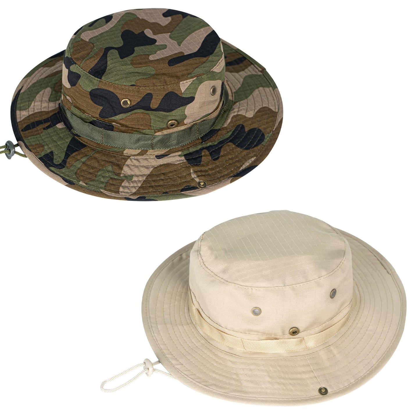 Sun Hats for Men Women Boonie Hat UPF 50+ Bucket Hat Wide Brim UV Protection Fishing Hiking Safari Outdoor Hats