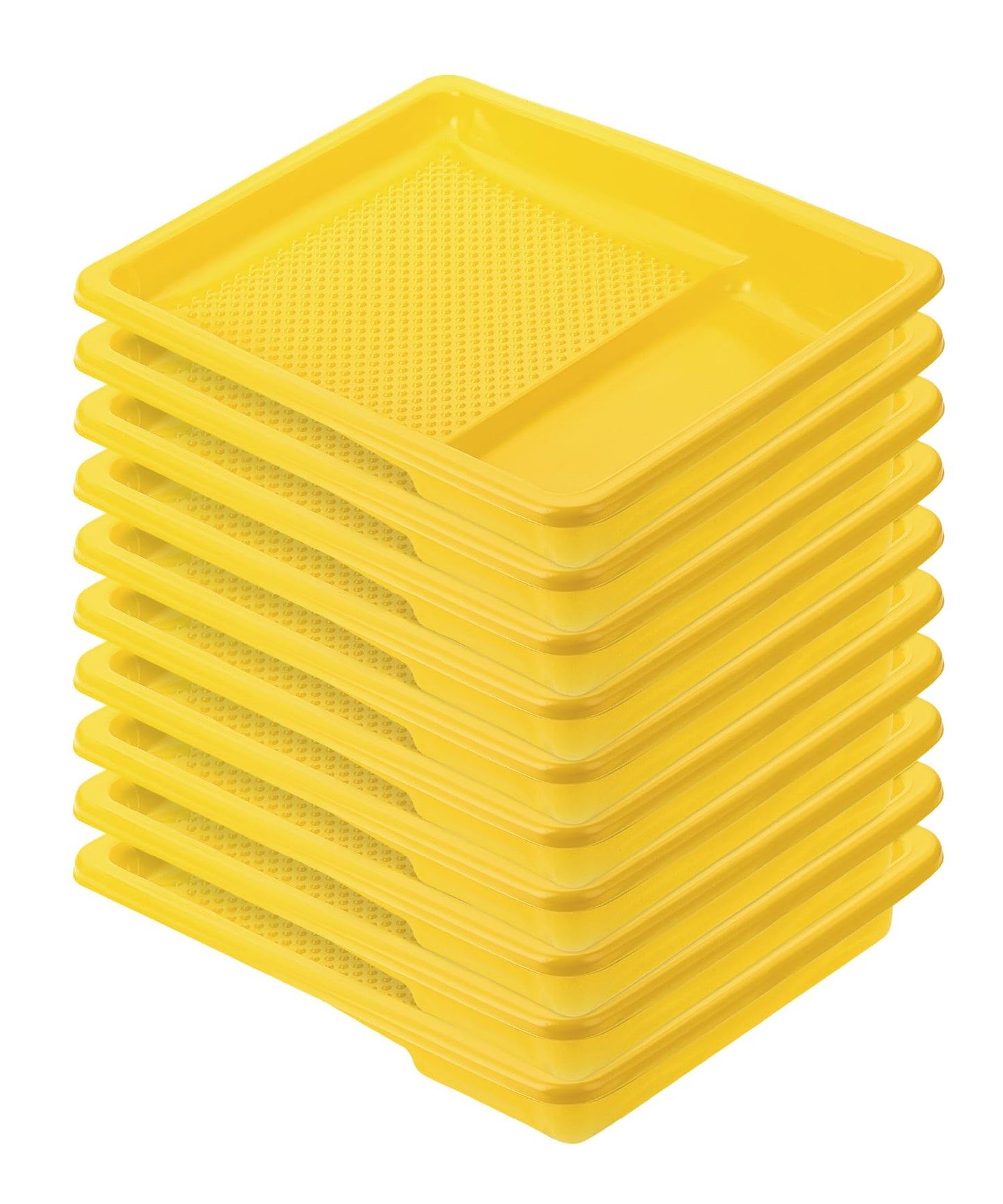 Bates- Paint Tray Liner, 9 Inch, 10 Pack, Paint Roller Tray, Disposable Plastic Paint Trays, Paint Pans Trays, Paint Supplies for House Painting, Roller Tray