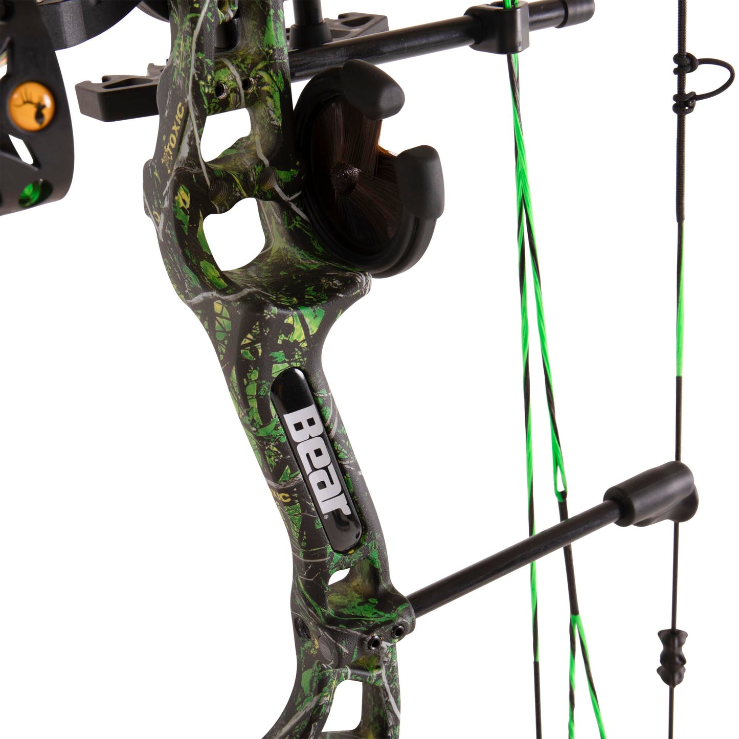 Bear Archery Royale Ready to Hunt Compound Bow Package for Adults and Youth, 12”- 27” Draw Length, 5-50 Lbs Draw Weight, Up to 290 FPS, Limbs Made in USA, Limited Life-Time Warranty