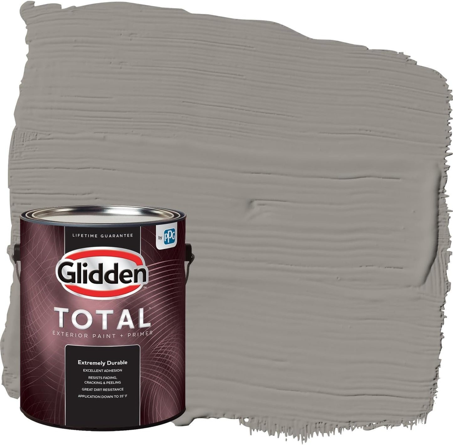 Glidden Exterior Paint + Primer: Black/Black Magic, One Coat, Satin, 1-Gallon