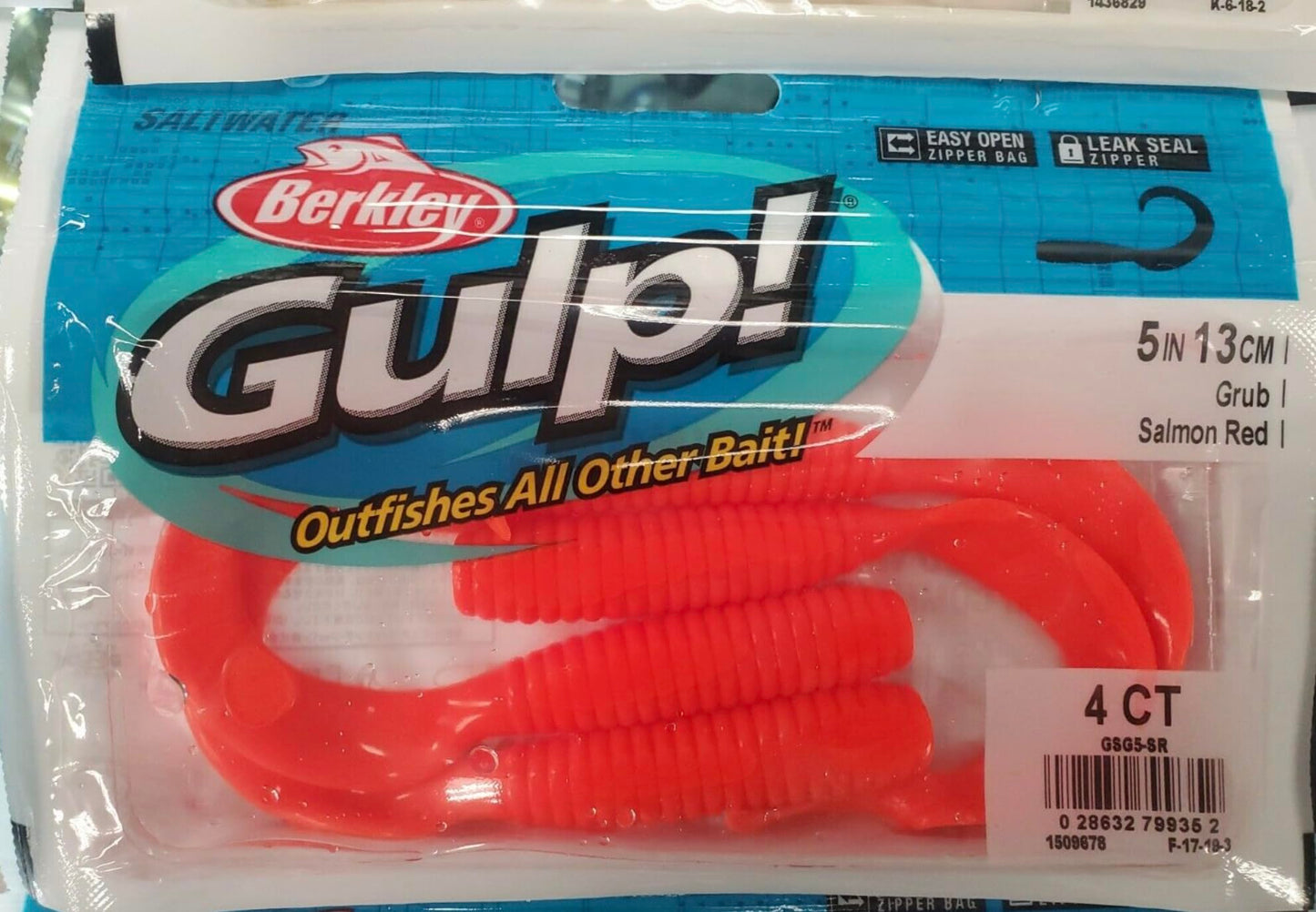 Berkley Gulp! Grub Saltwater Fishing Soft Bait