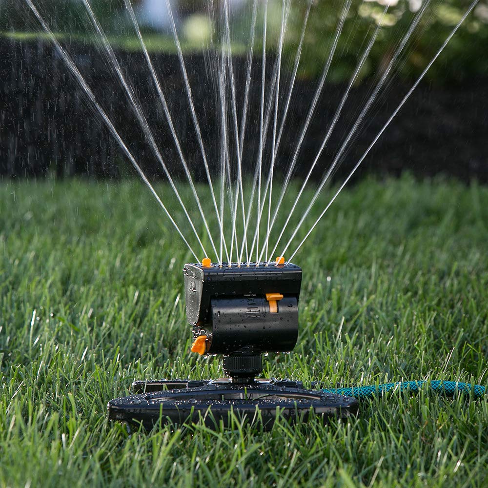 Melnor 65131AMZ MiniMax Turbo Oscillator Sprinkler, 4000 sq. ft