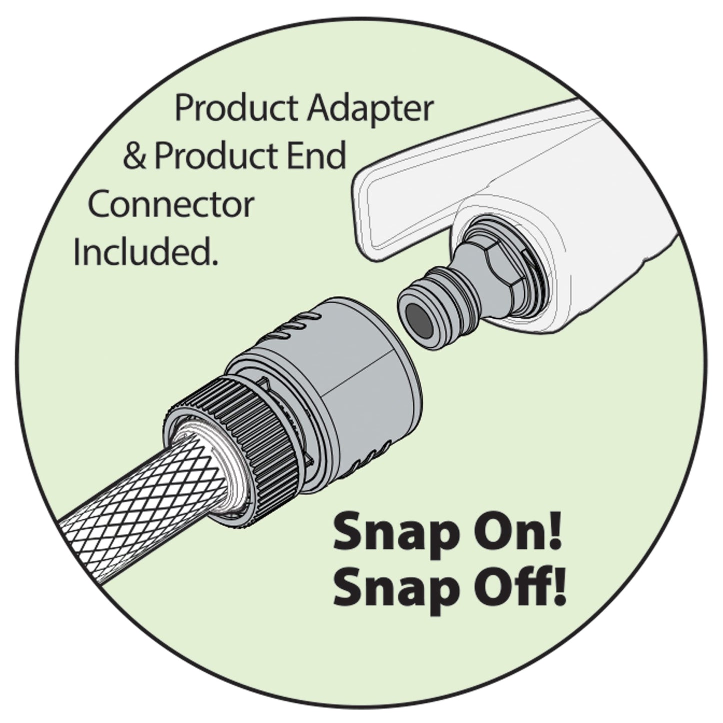 Melnor 65167AMZ XT Turbo Oscillating Sprinkler, 4,500 sq. ft., Quick Connect Bundle, 3-Way Adjustable, Black, Yellow