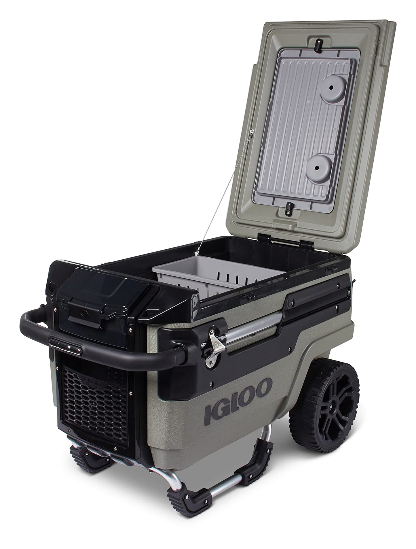 Igloo Trailmate Journey 70Qt Wheeled Cooler, Insulated Hard Shell Ice Chest