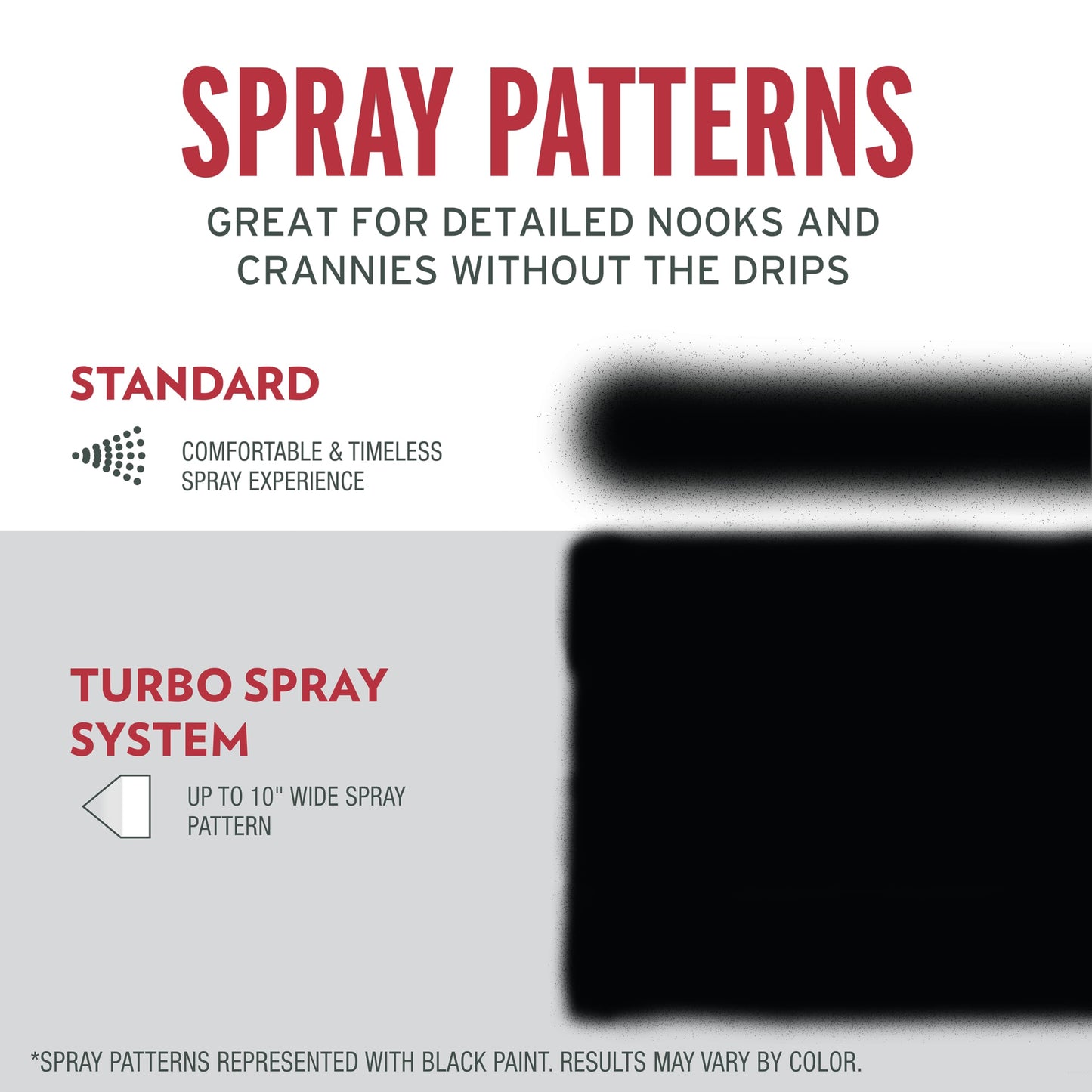 Rust-Oleum 376298 Stops Rust Turbo Spray System Spray Paint, 24 oz, Flat Black