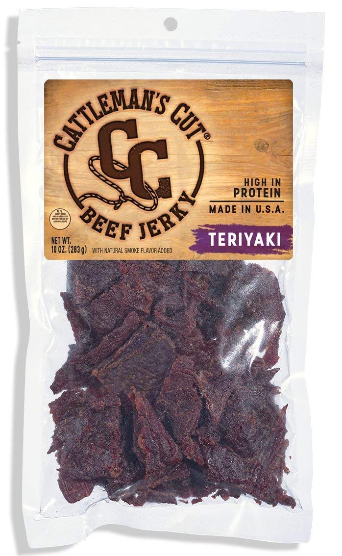 Cattleman's Cut Peppered Steakhouse Beef Jerky, 10 Ounce