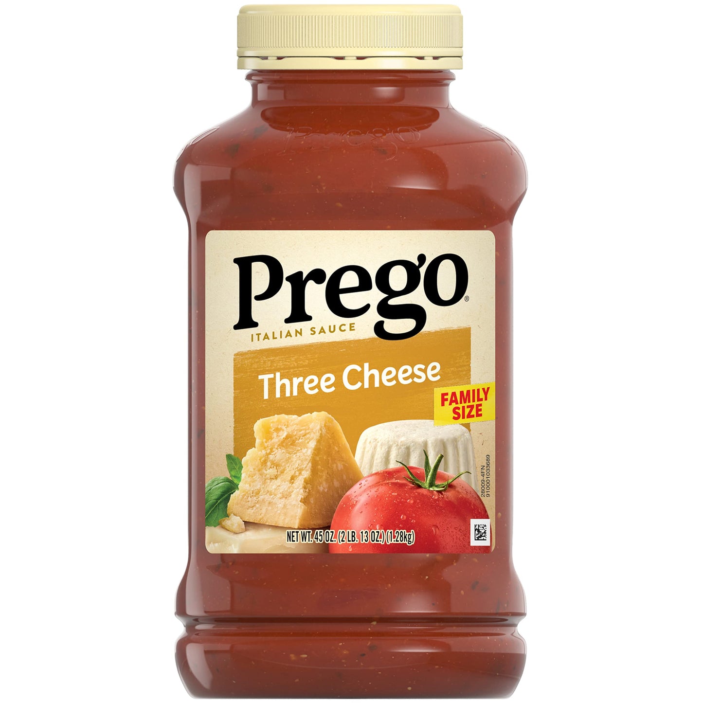 Prego Traditional No Sugar Added Pasta Sauce, 23.5 Oz Jar (Case of 6)