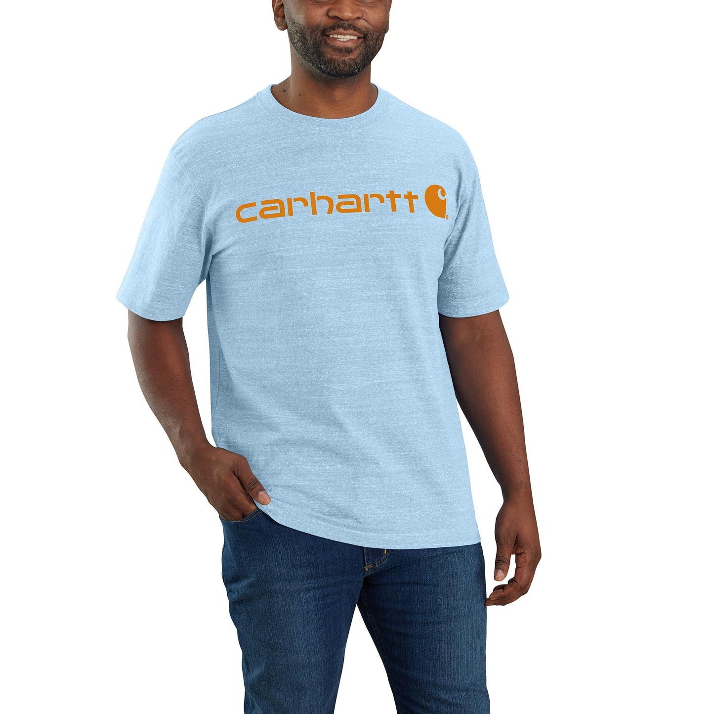 Carhartt Men's K195 Short Sleeve Logo T-Shirt