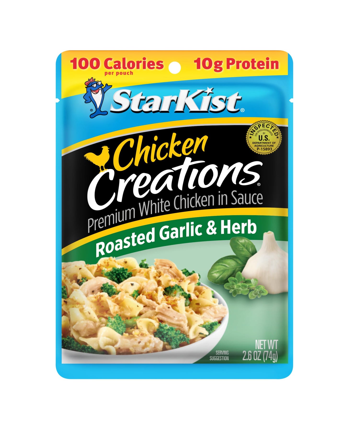 StarKist Chicken Creations, Chicken Salad, 2.6 oz Pouch (Pack of 12)