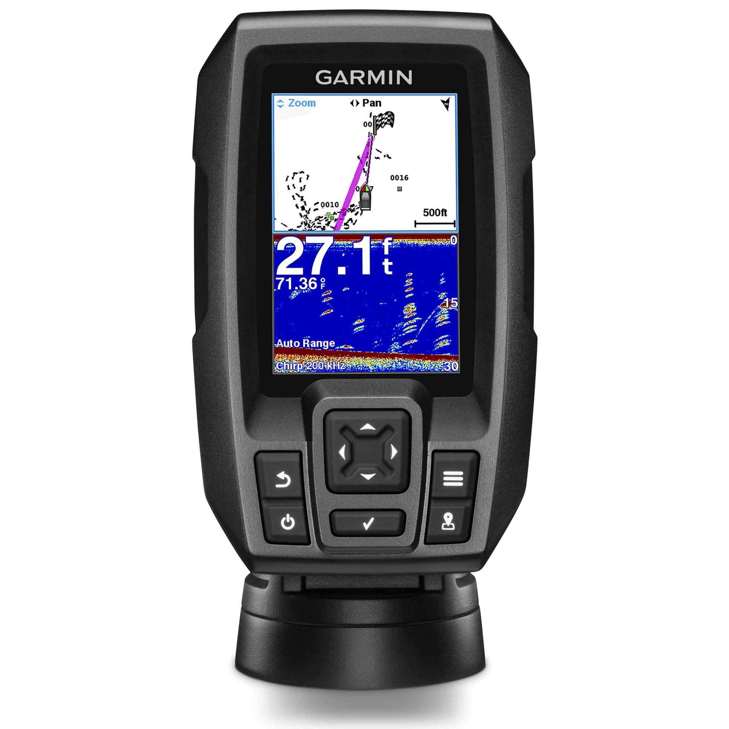Garmin Striker 4 3.5" Chirp Fishfinder GPS (010-01550-00) with Protective Cover