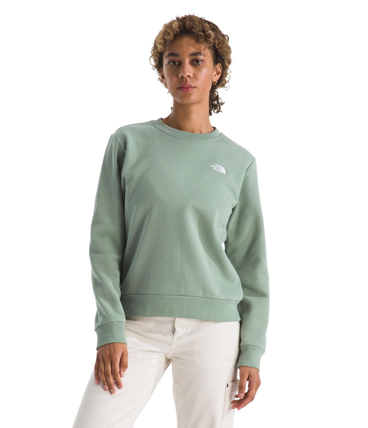 THE NORTH FACE Women's Evolution Simple Dome Crew | Ribbed Collar & Hem, Classic Logo