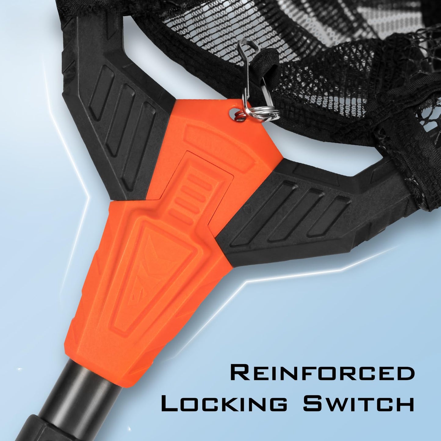 KastKing Pontus Fishing Net, Foldable & Lightweight Landing Net with Built in Length Scale, Strength Aluminum Handle, Fishing Gear and Gift for Men