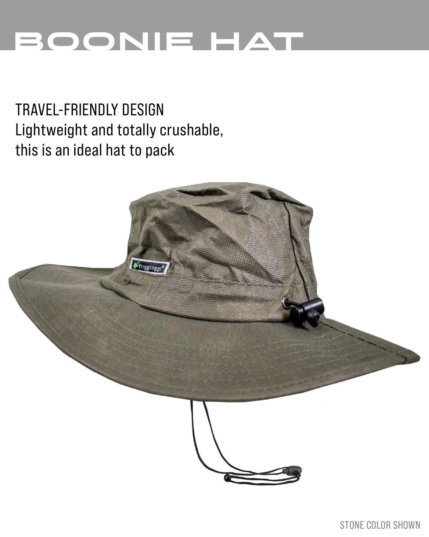 FROGG TOGGS Boonie Hat – Fishing Hat Offers Waterproof, Breathable, Sun Protection