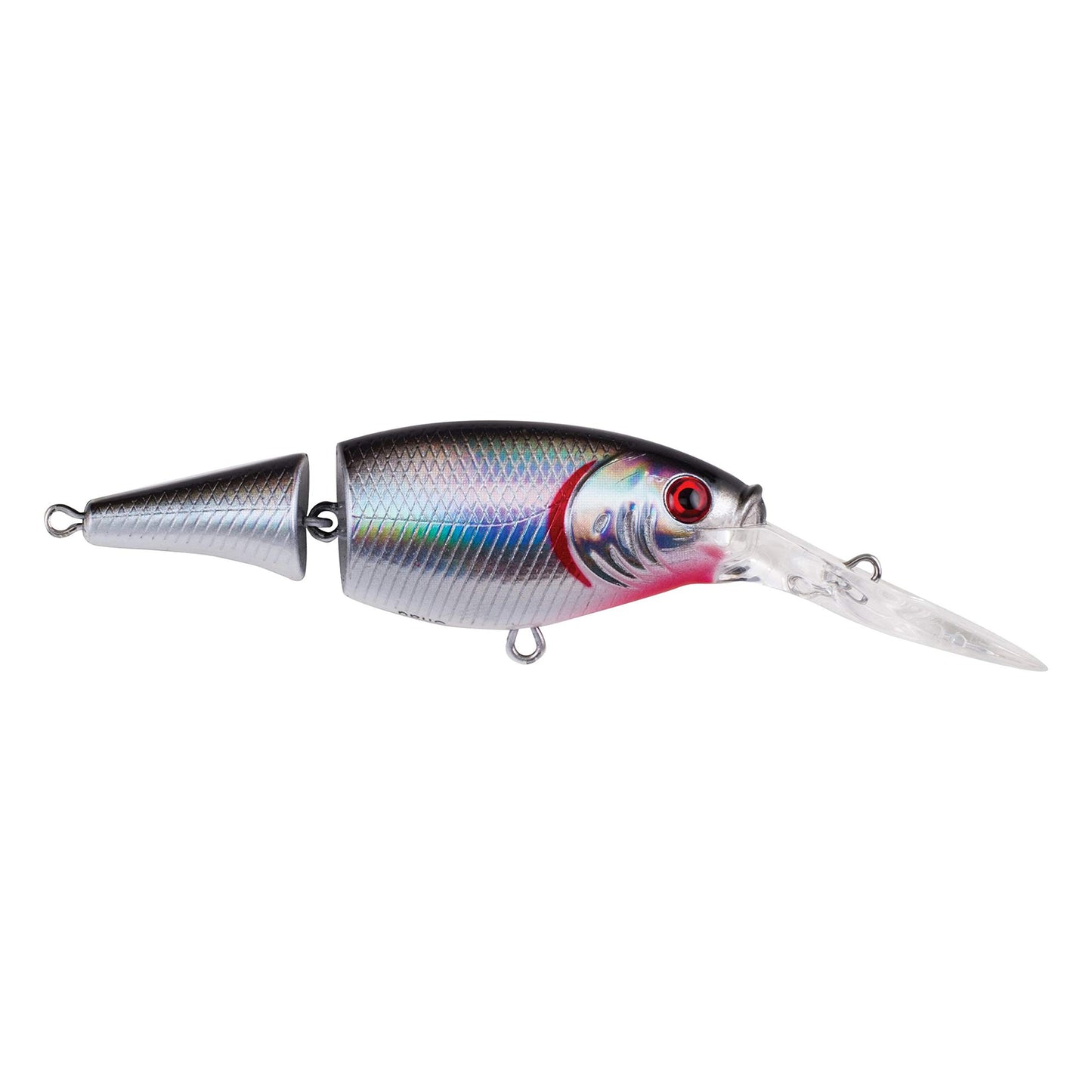 Berkley Flicker Shad Jointed Crankbait, 2 Pack, Red Tiger, 1/3 oz, 2 3/4in, 7'-9' Dive Depth