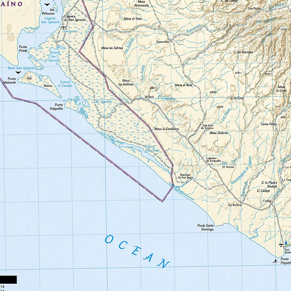 Baja South: Baja California Sur Map [Mexico] (National Geographic Adventure Map, 3104)