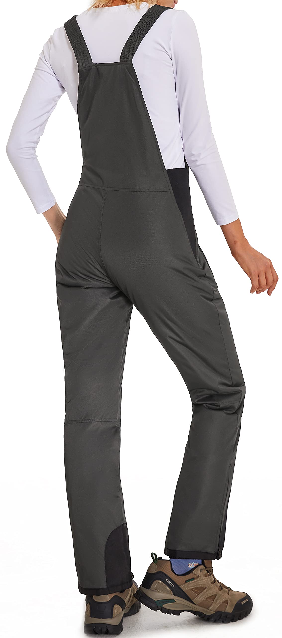 BenBoy Women's Snow Bibs Ski Waterproof Windproof Insulated Overalls Ripstop Snowboard Pants Winter