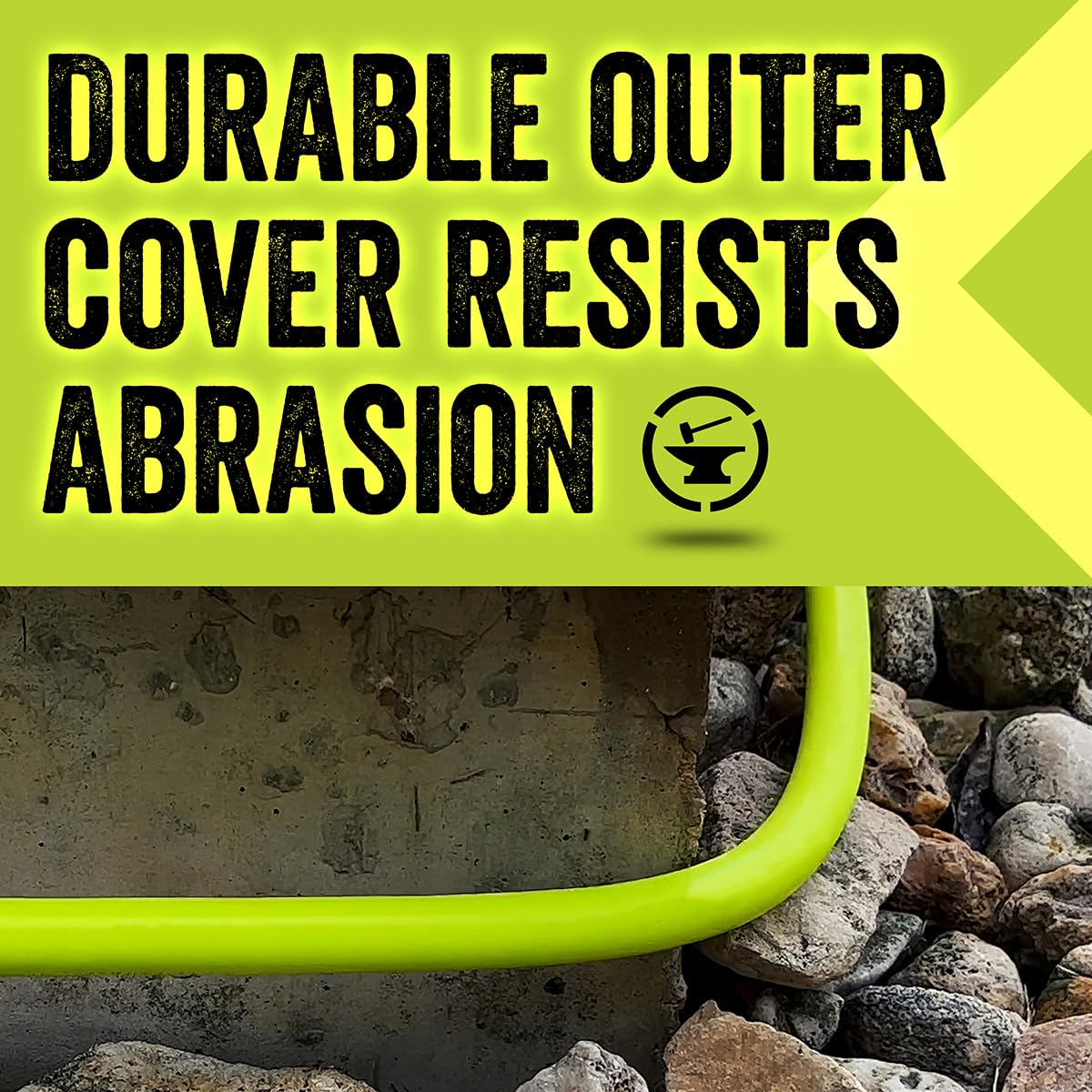 Flexzilla Garden Hose 5/8 in. x 50 ft, Heavy Duty, Lightweight, Durable, ZillaGreen - HFZG550YW-E