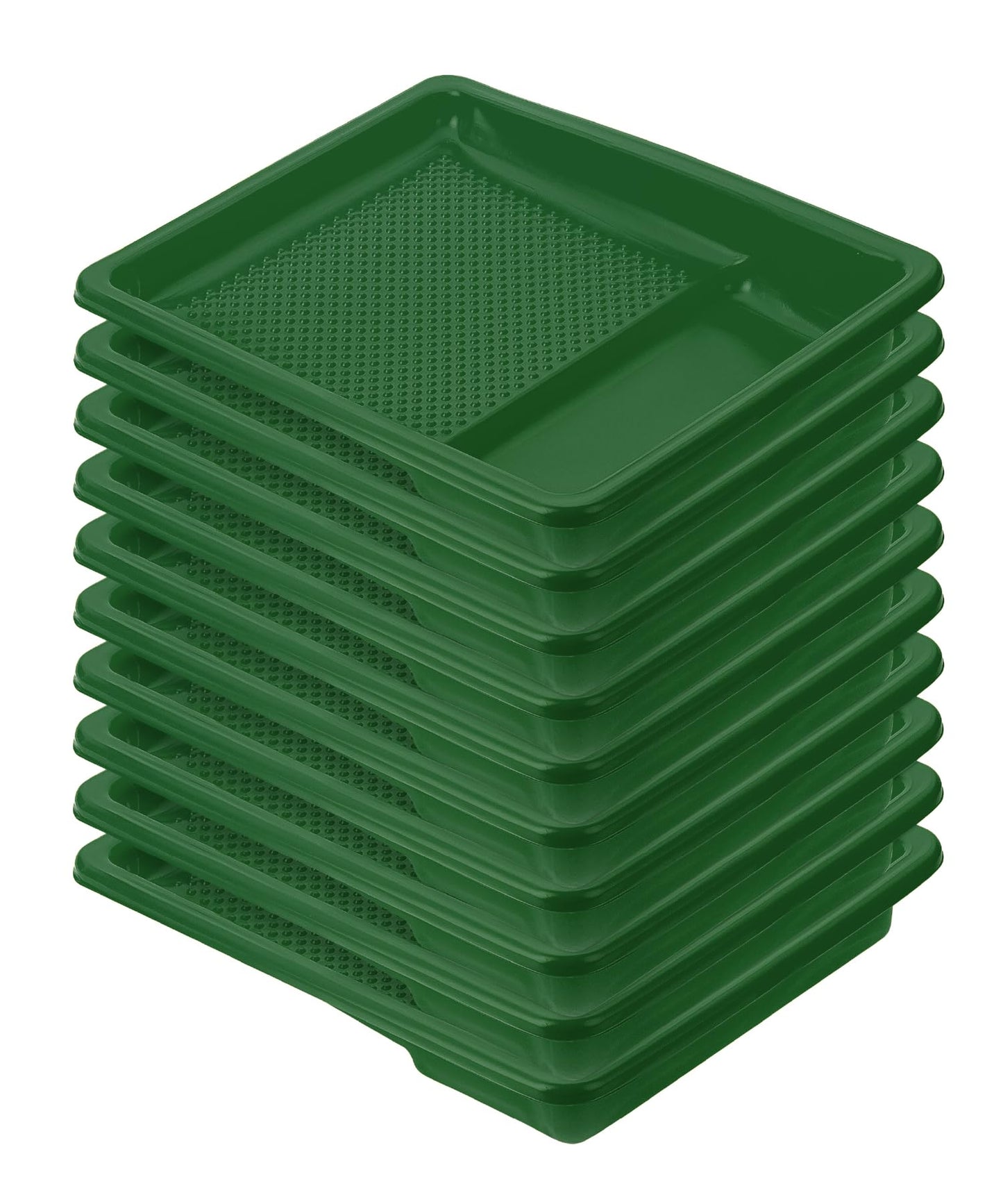 Bates- Paint Tray Liner, 9 Inch, 10 Pack, Paint Roller Tray, Disposable Plastic Paint Trays, Paint Pans Trays, Paint Supplies for House Painting, Roller Tray
