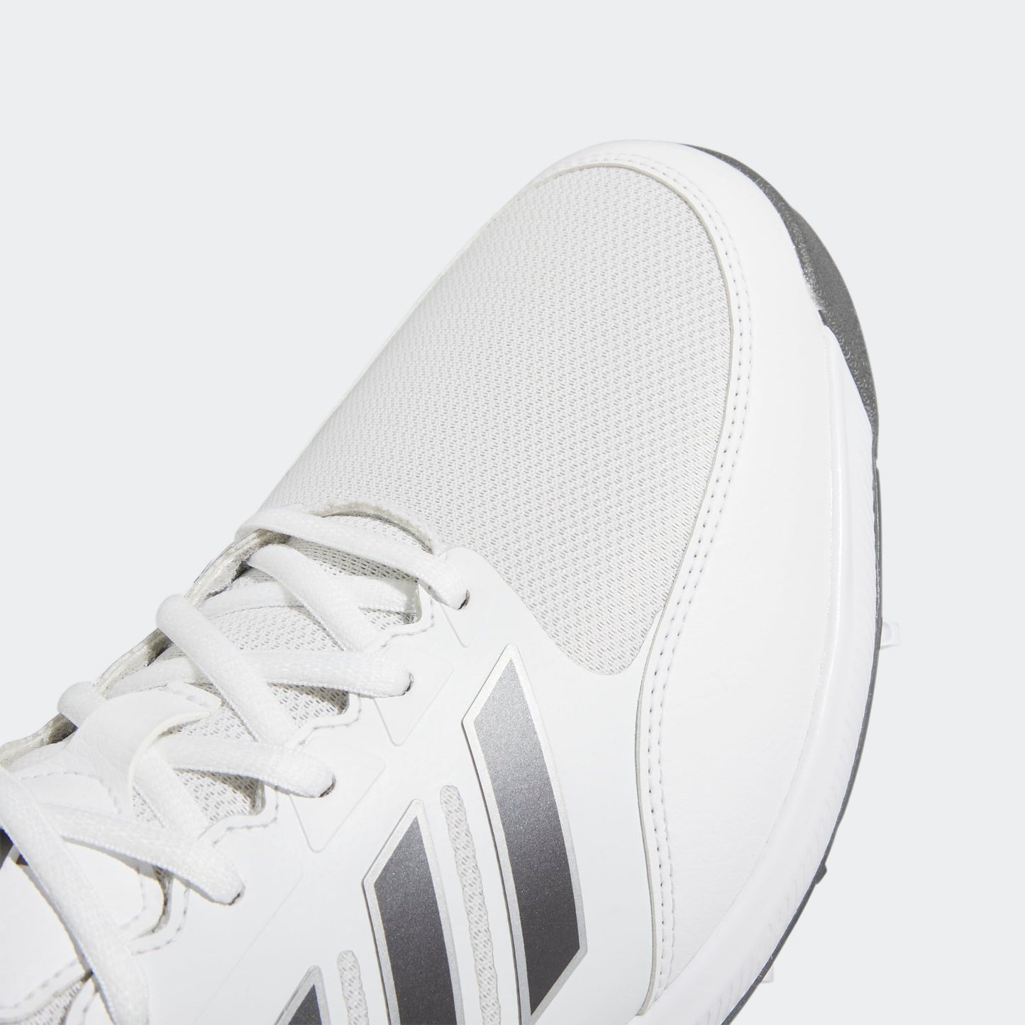 adidas Men's Tech Response 3.0 Golf Shoes, Footwear White/Dark Silver Metallic/Silver Metallic, 11