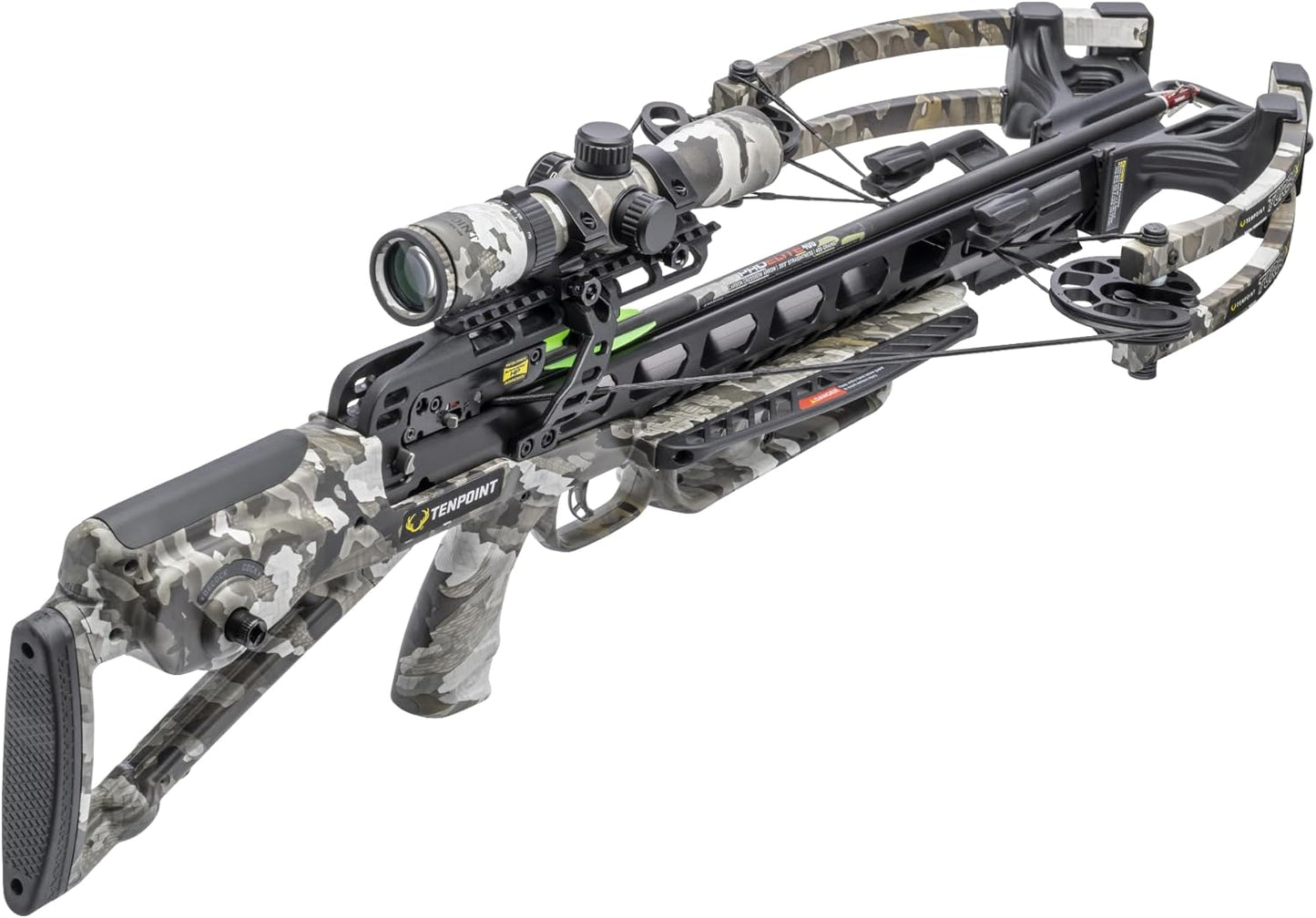 TenPoint Turbo X Crossbow, Vektra - 415 FPS - Equipped with 100-Yard RangeMaster Scope, ACUslide Cocking & De-Cocking System + S2 Trigger