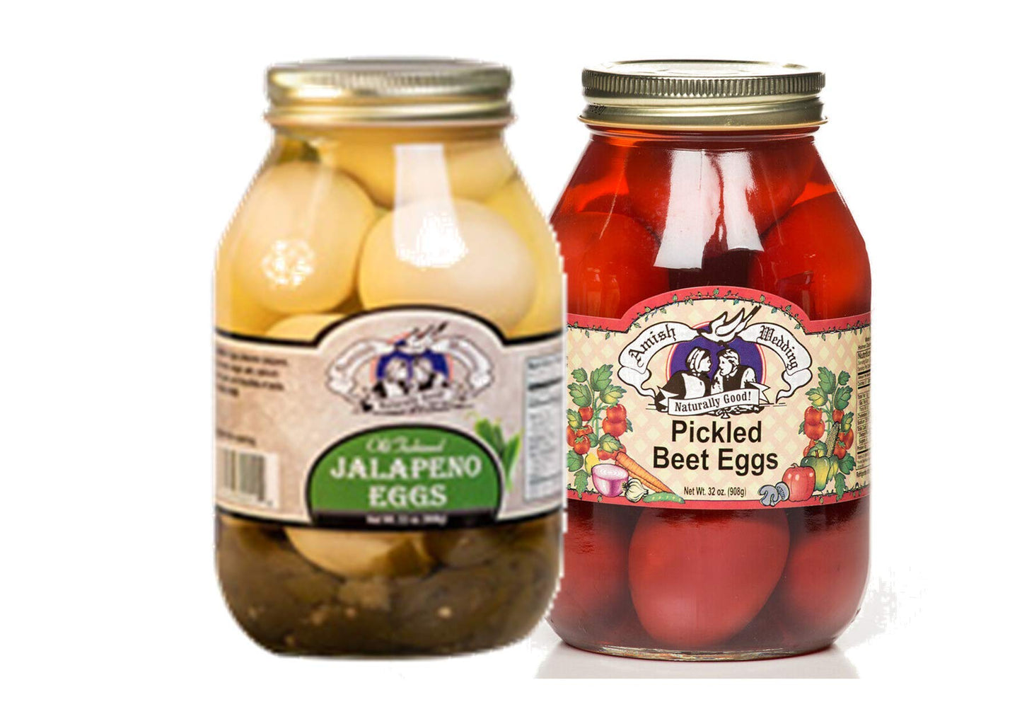Amish Wedding Pickled Eggs 32oz (Pack of 2)