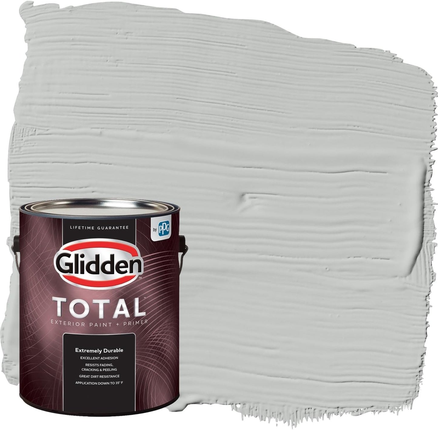 Glidden Exterior Paint + Primer: Black/Black Magic, One Coat, Satin, 1-Gallon