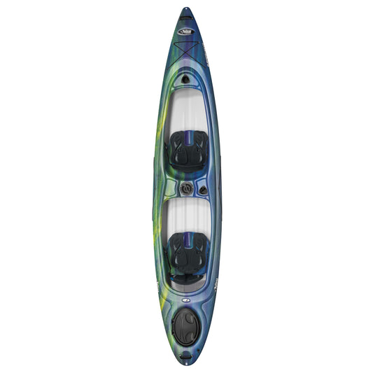 Pelican Argo 136XP - Sit in Tandem Kayak - Iris - Patented Ram-X™ Material - Lightweight Stable - 13 ft