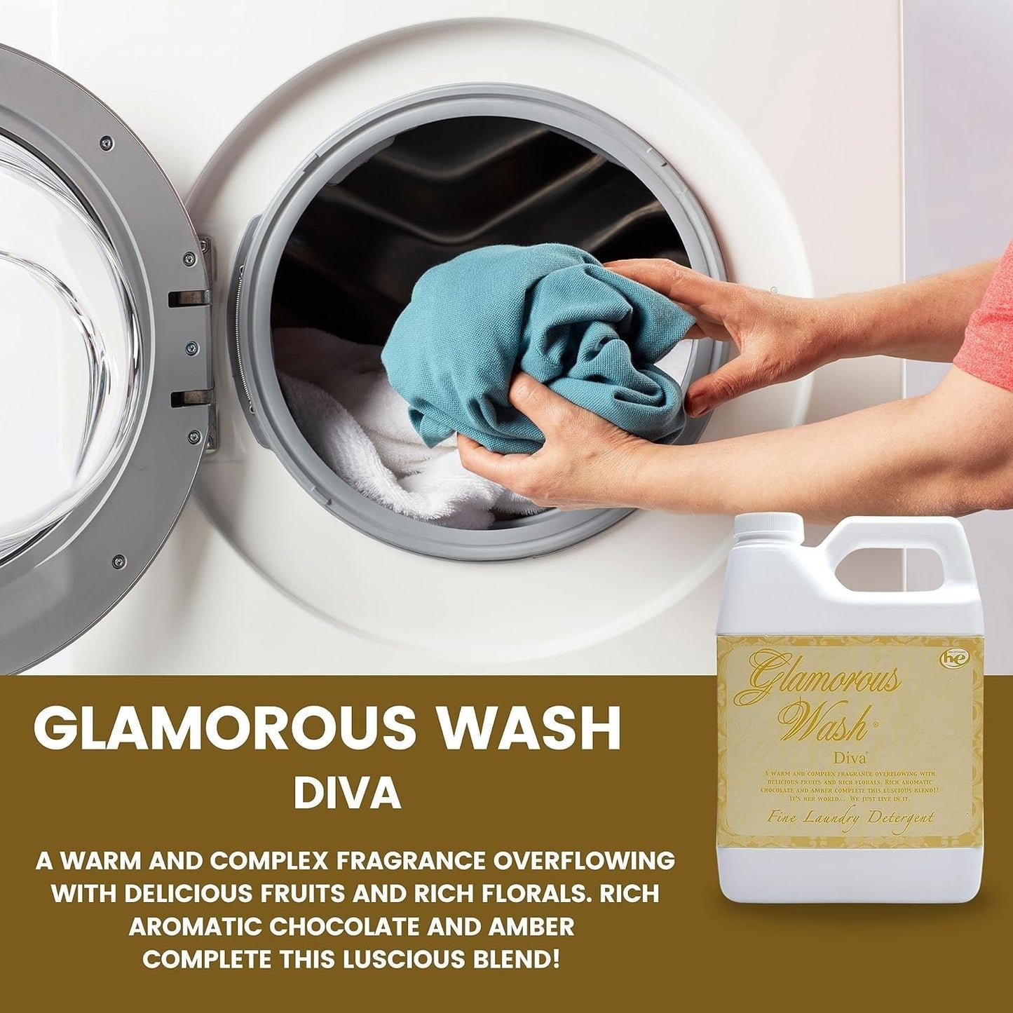 TYLER Gallon Glam Wash Laundry Detergent, Diva 128 Fl Oz (Pack of 1)