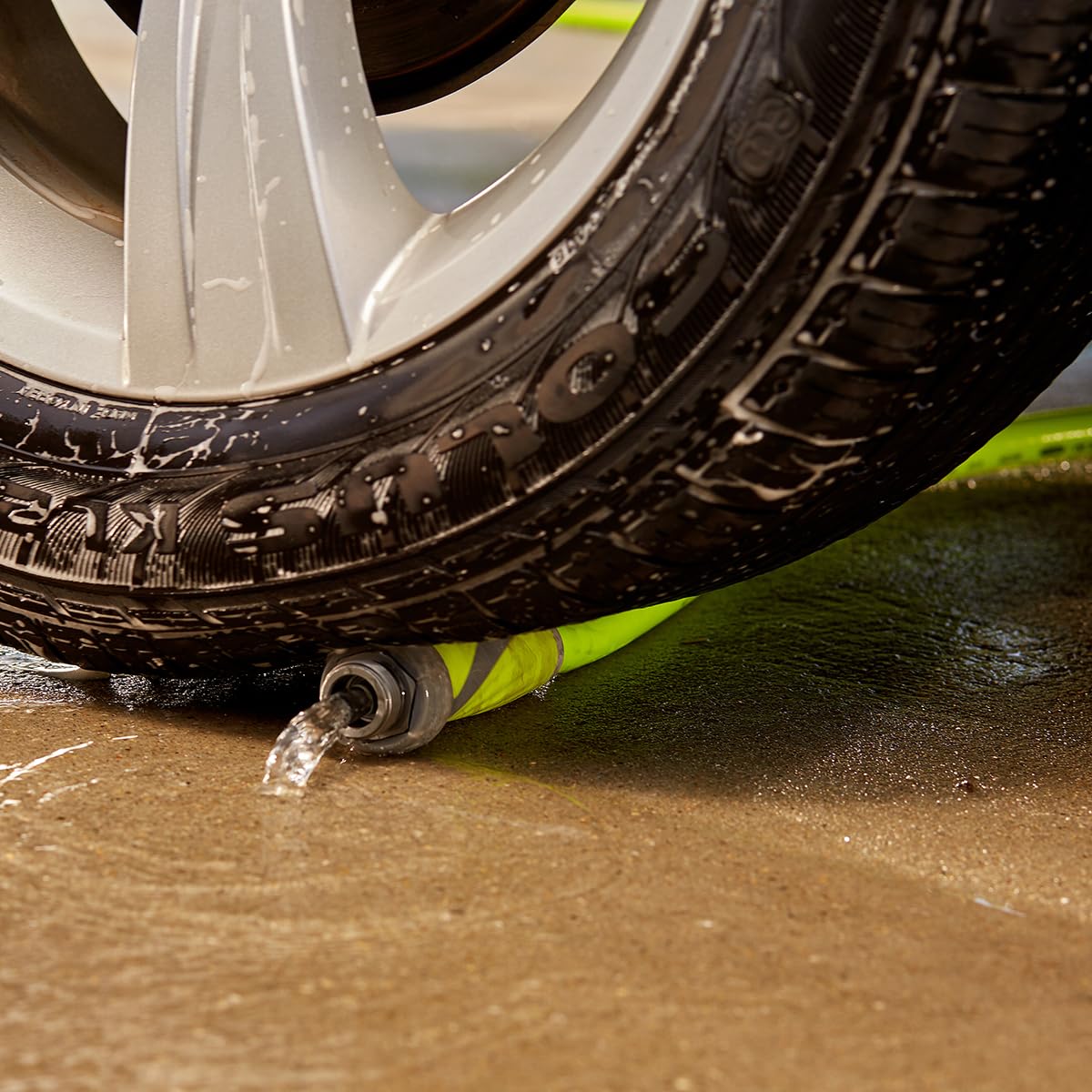 Flexzilla Garden Hose 5/8 in. x 50 ft, Heavy Duty, Lightweight, Durable, ZillaGreen - HFZG550YW-E