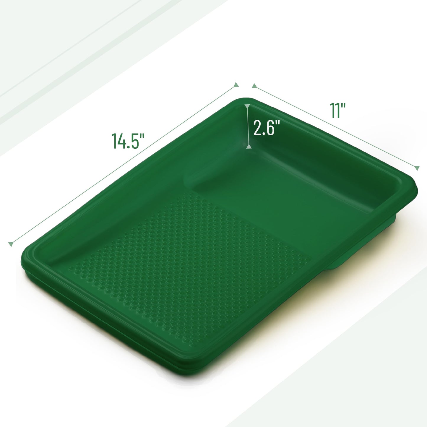 Bates- Paint Tray Liner, 9 Inch, 10 Pack, Paint Roller Tray, Disposable Plastic Paint Trays, Paint Pans Trays, Paint Supplies for House Painting, Roller Tray