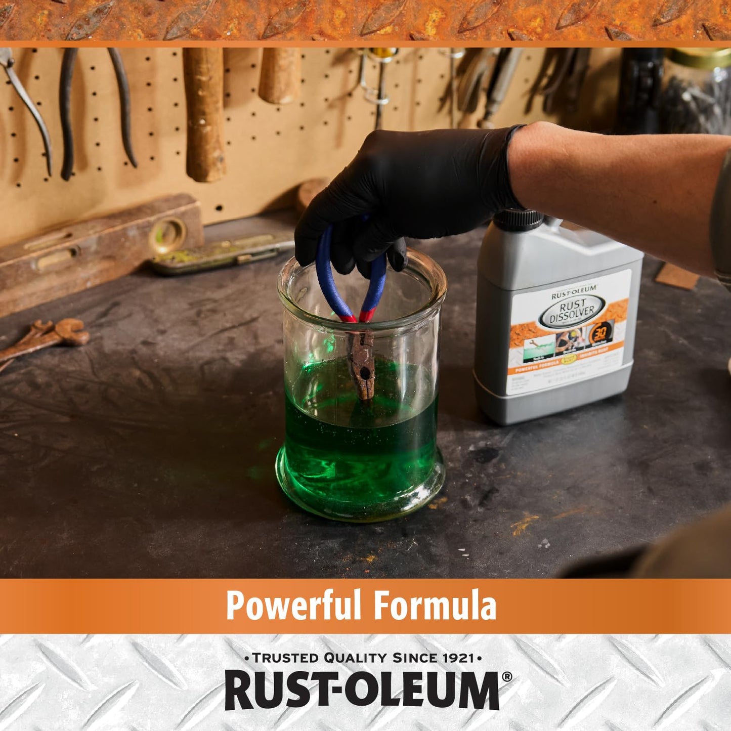 Rust-Oleum Rust Dissolver Trigger Spray Gel | Heavy-Duty Corrosion Remover for Metal Tools, Cars, Bikes, Grills, Bolts, Firearms & More | 32 oz