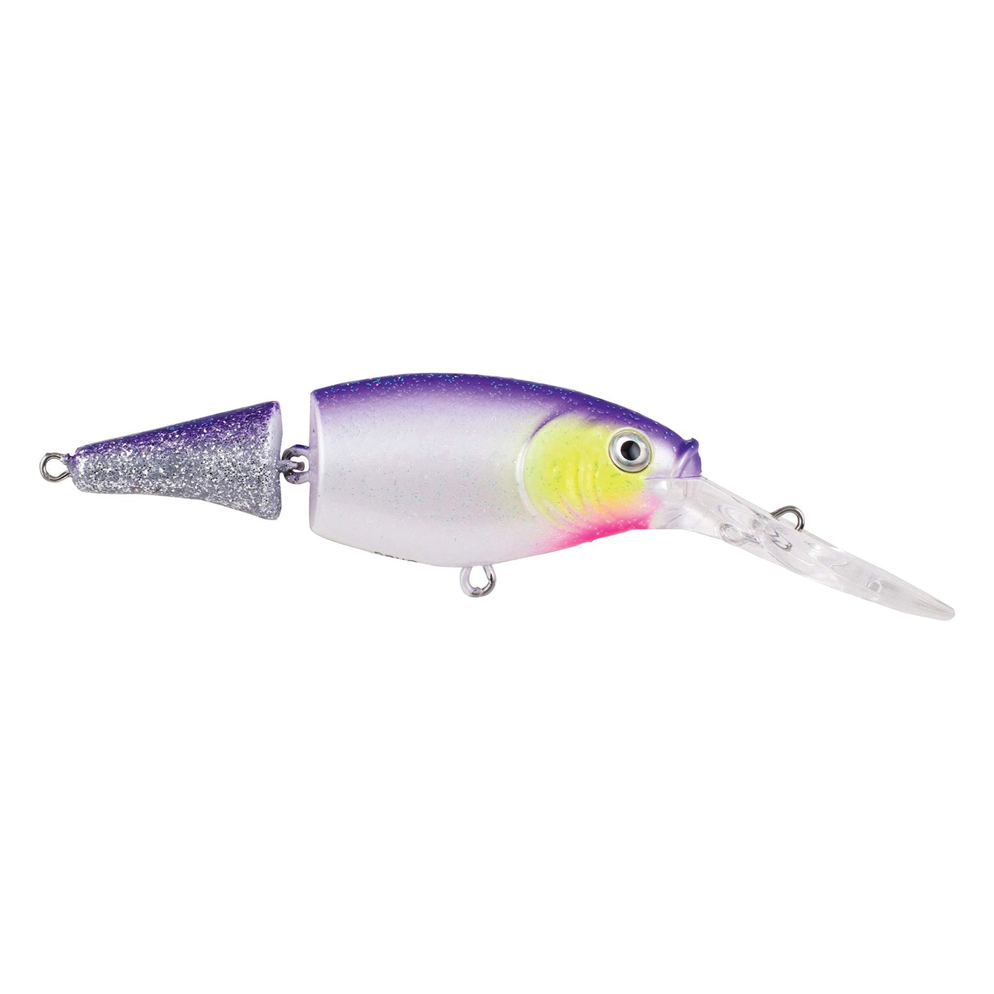 Berkley Flicker Shad Jointed Crankbait, 2 Pack, Red Tiger, 1/3 oz, 2 3/4in, 7'-9' Dive Depth