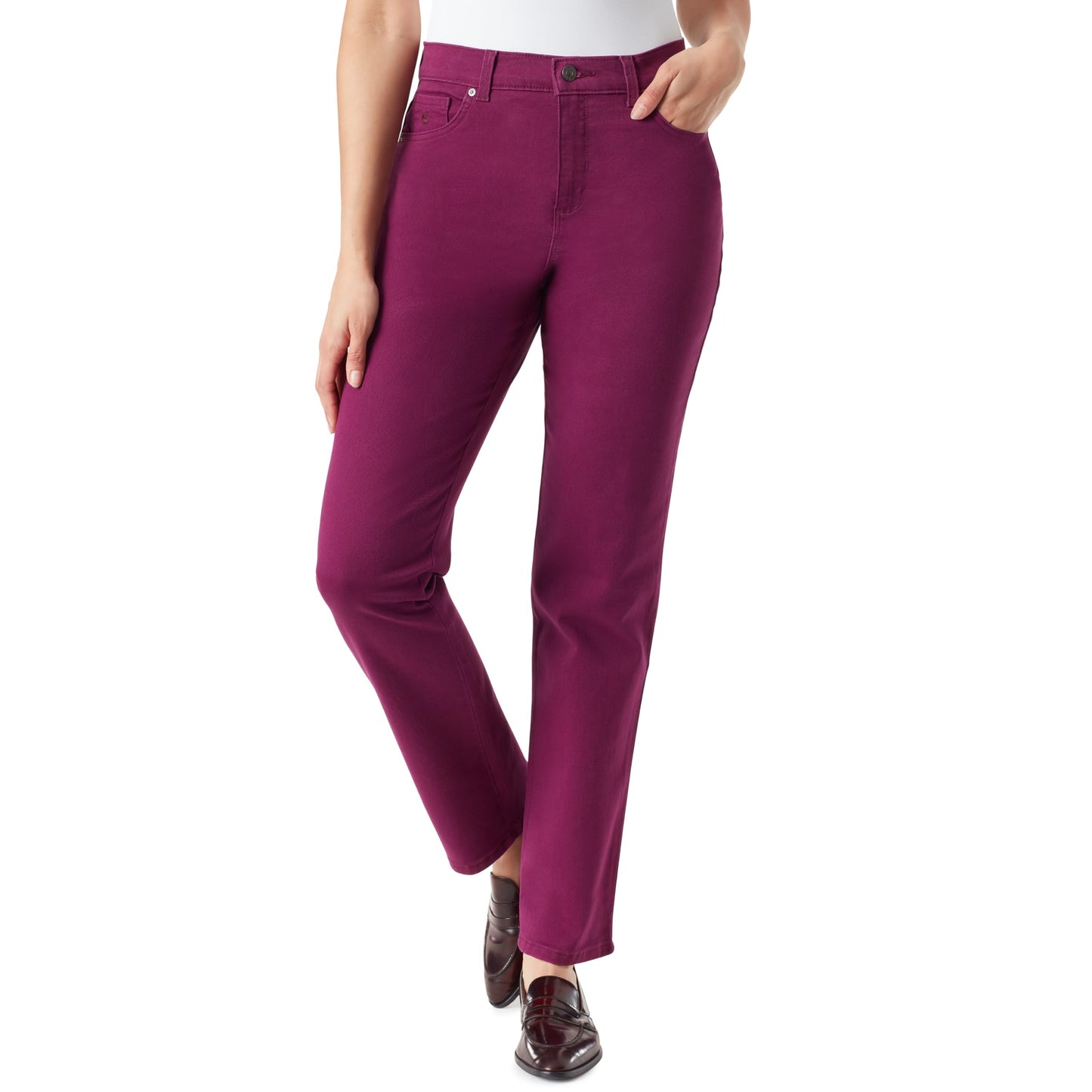 Gloria Vanderbilt Women's Amanda Classic High Rise Tapered Jean